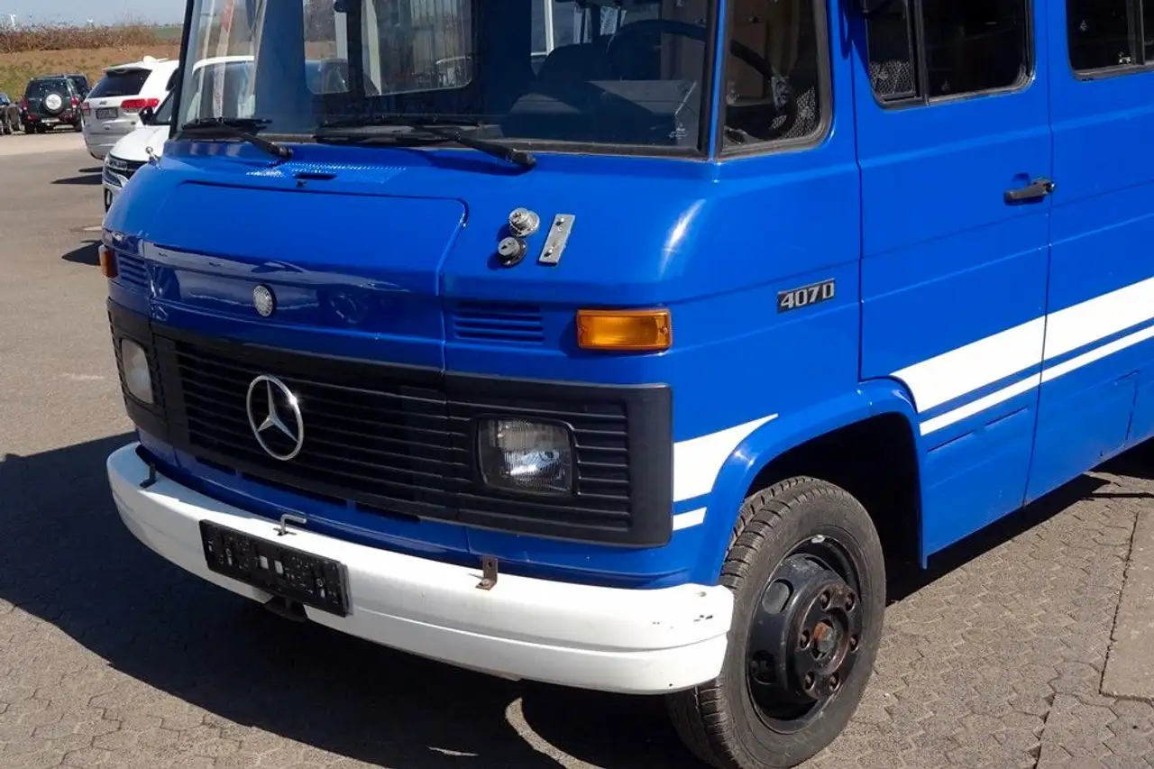 Mercedes-Benz L 407 D-KA THW Wohnmobil-/Camper-Basis Oldtimer, foto 3