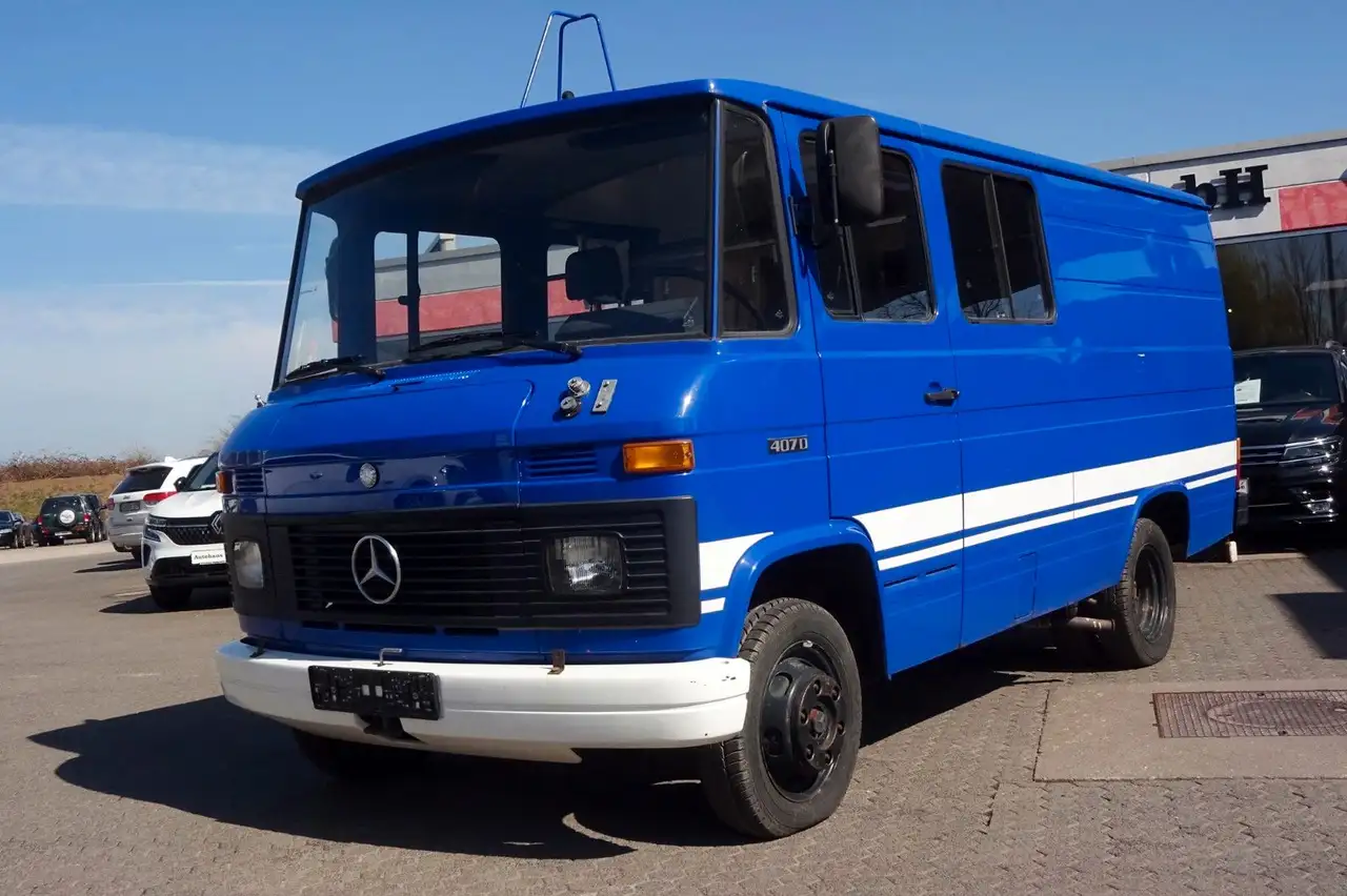 Mercedes-Benz L 407 D-KA THW Wohnmobil-/Camper-Basis Oldtimer, foto 2