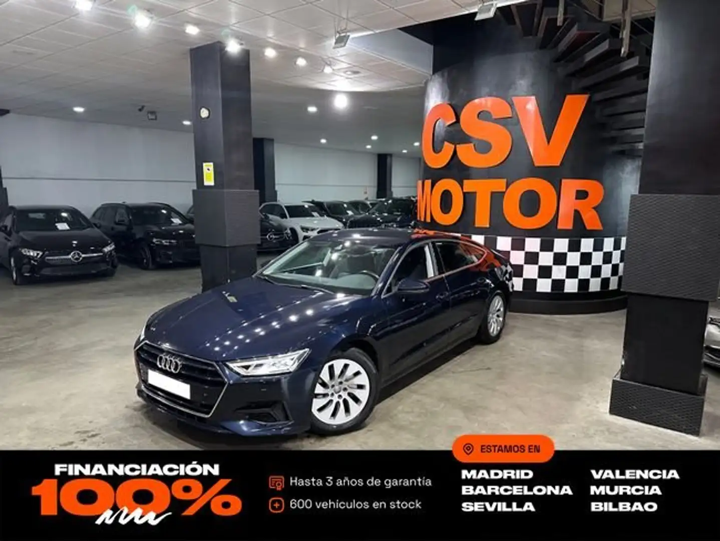 Audi A7 Sportback 40 TDI quattro-ultra S tronic 150kW Bleu - 1