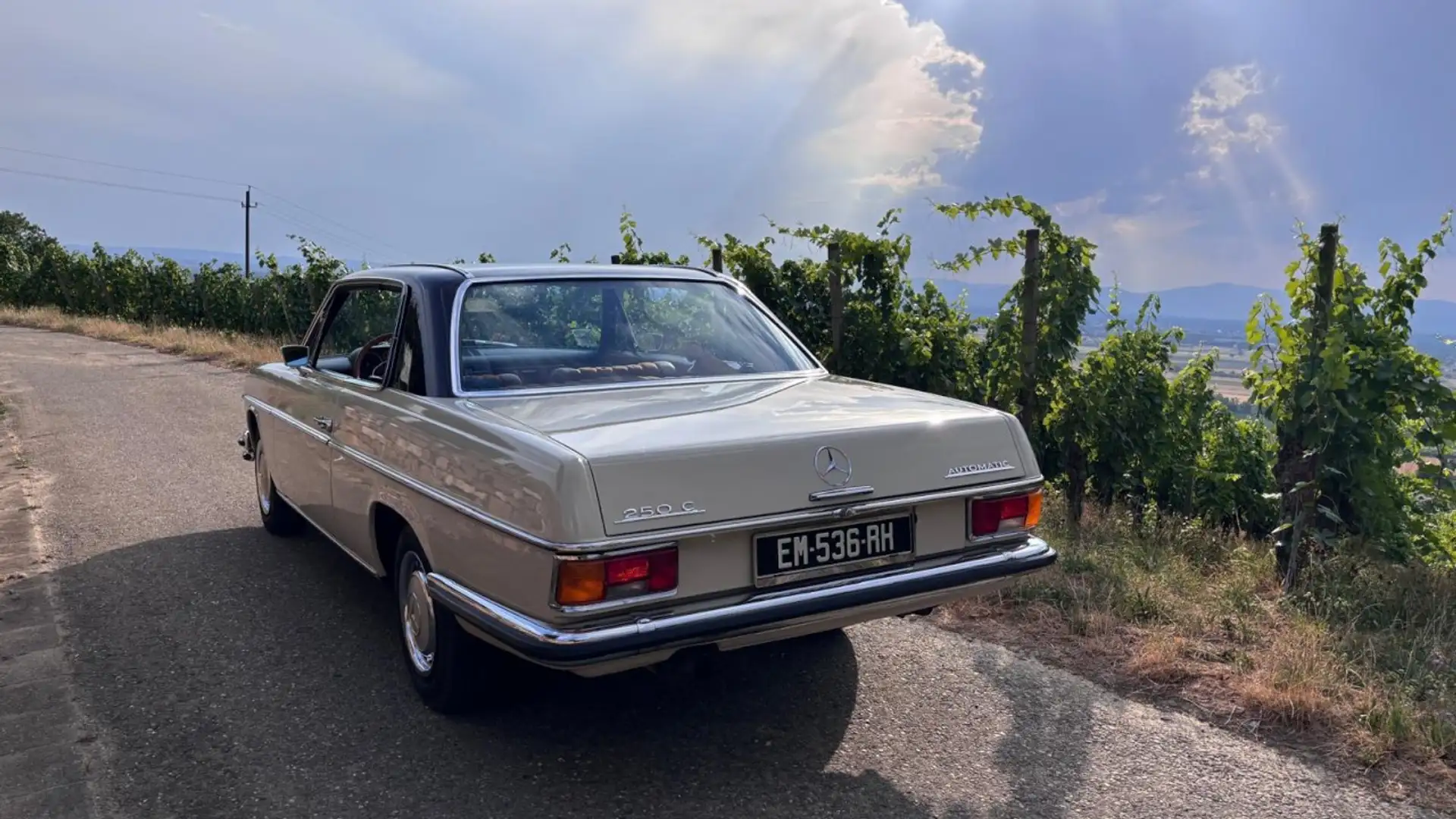 Mercedes-Benz 250 C Strich 8 Coupé W114 Automatik Schiebedach Beige - 2