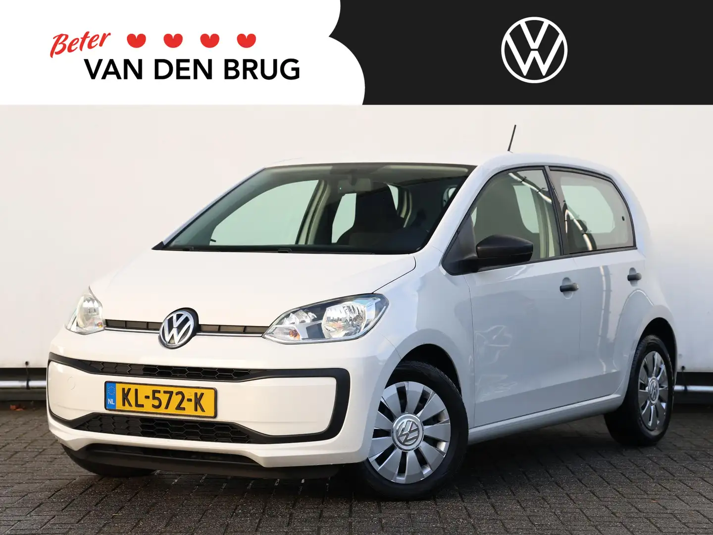 Volkswagen up! 1.0 BMT take up! | NL-auto | Airco | 5 deurs | Ele Blanc - 1