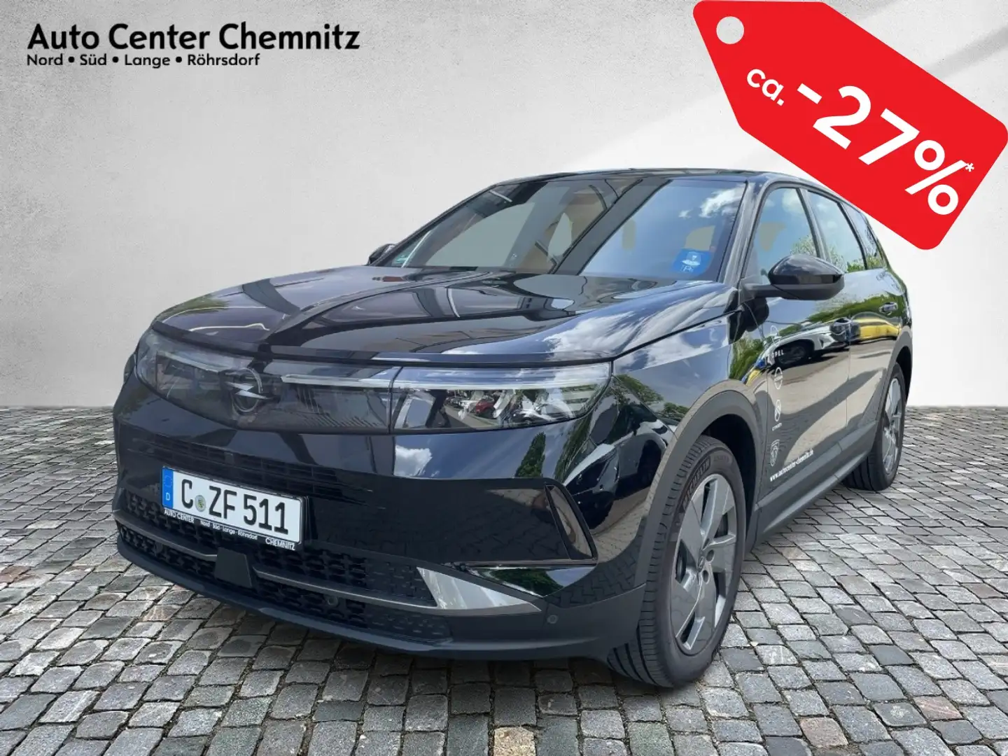 Opel Grandland AT6 Mild-Hybrid Edition LED/Navi/PDC Schwarz - 2