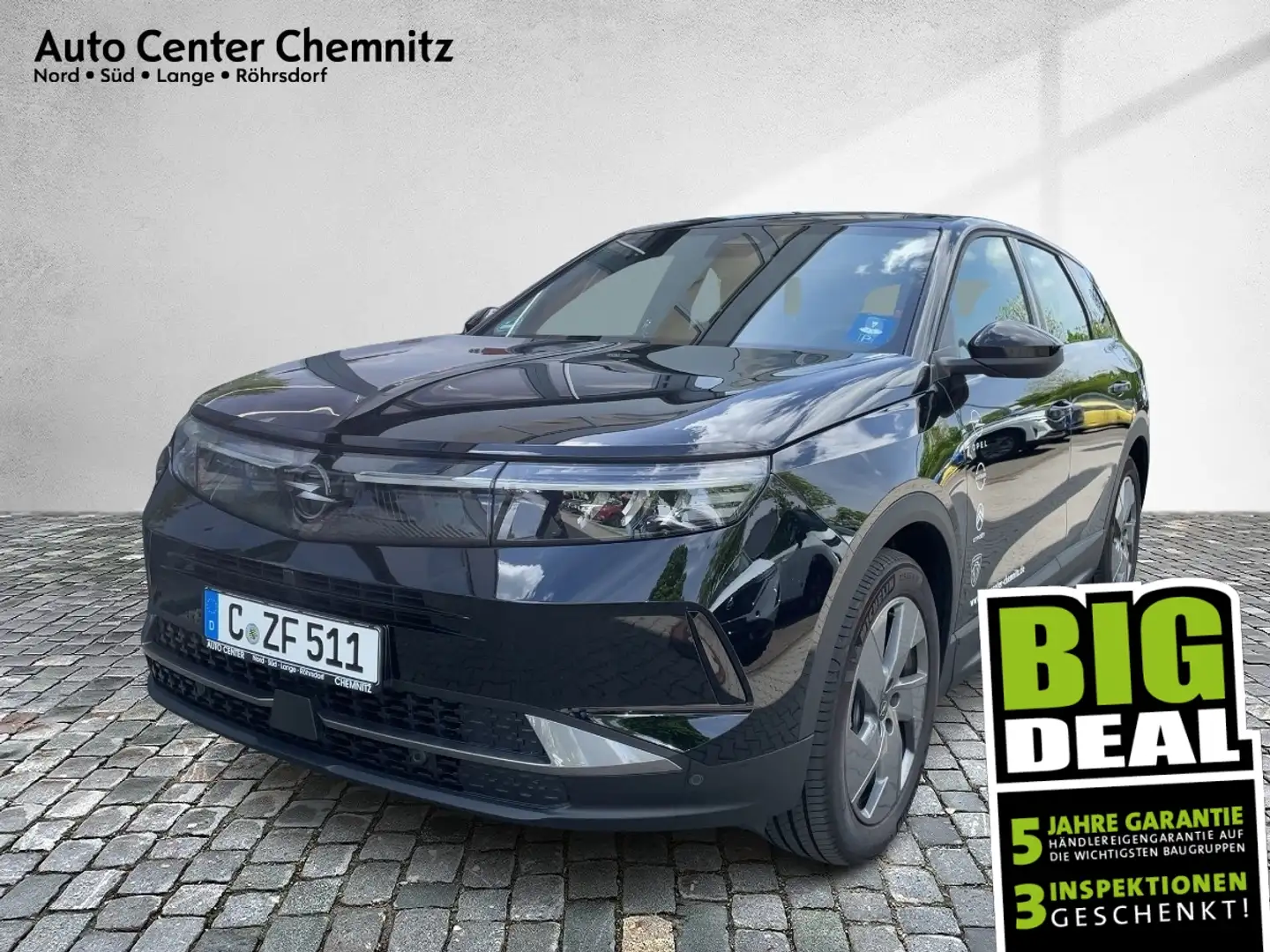 Opel Grandland AT6 Mild-Hybrid Edition LED/Navi/PDC Negro - 1
