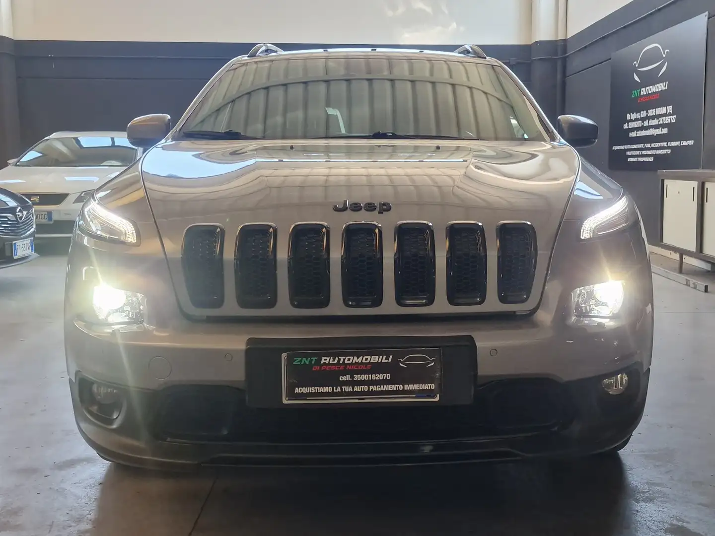 Jeep Cherokee Cherokee 2017 2.2mjt II Overland 4wd 200cv auto Gris - 2
