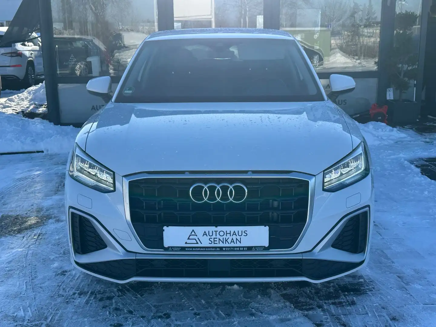 Audi Q2 30 TDI S line 2.0 TDI*R-CAM*VIRTUAL*LED*SHZ* Blanc - 2
