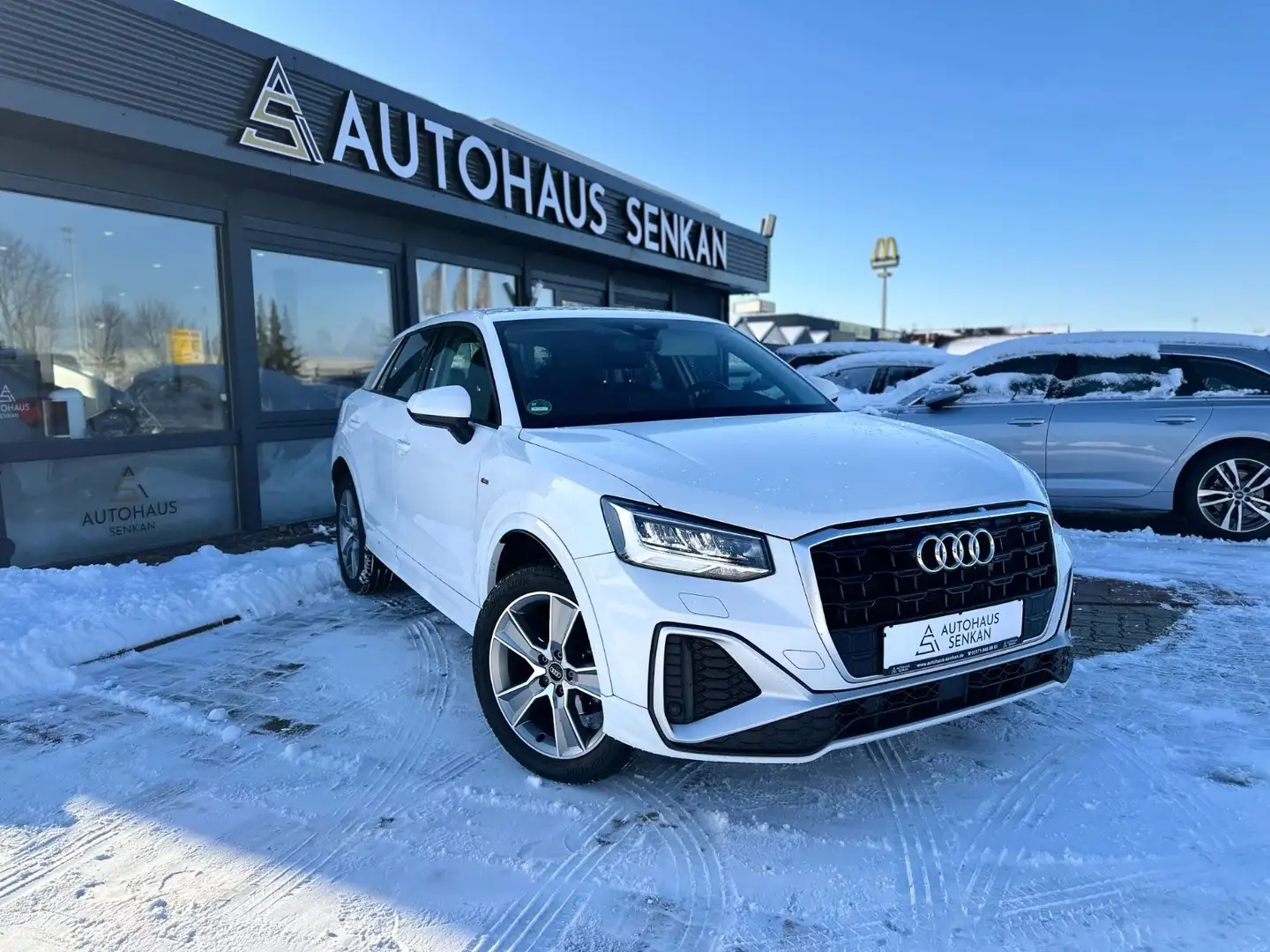 Audi Q2 30 TDI S line 2.0 TDI*R-CAM*VIRTUAL*LED*SHZ* Blanc - 1