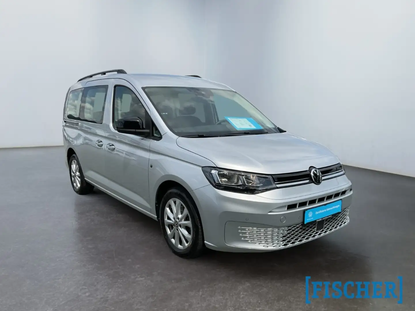 Volkswagen Caddy Life 2.0TDI DSG Navi SHZ PDC 7-Sitzer Plateado - 2