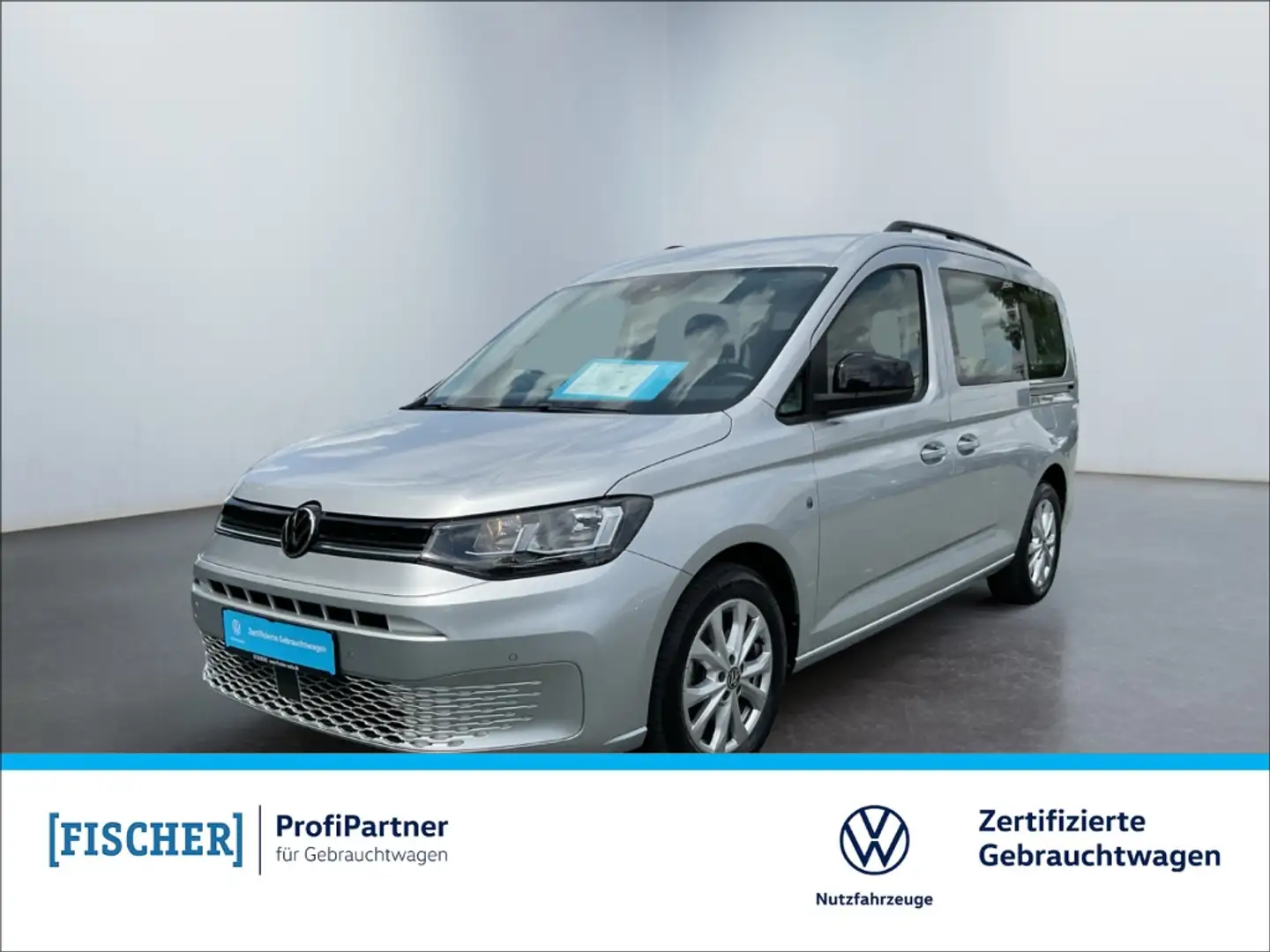 Volkswagen Caddy Life 2.0TDI DSG Navi SHZ PDC 7-Sitzer Plateado - 1