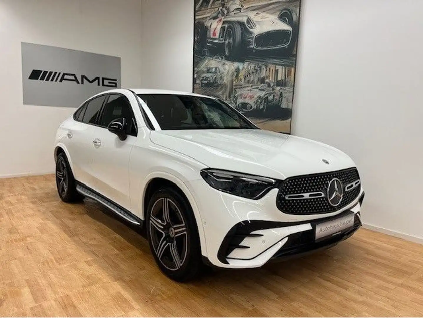 Mercedes-Benz GLC 300 d 4Matic Coupe AMG-Line Leder dig. Light Blanc - 1