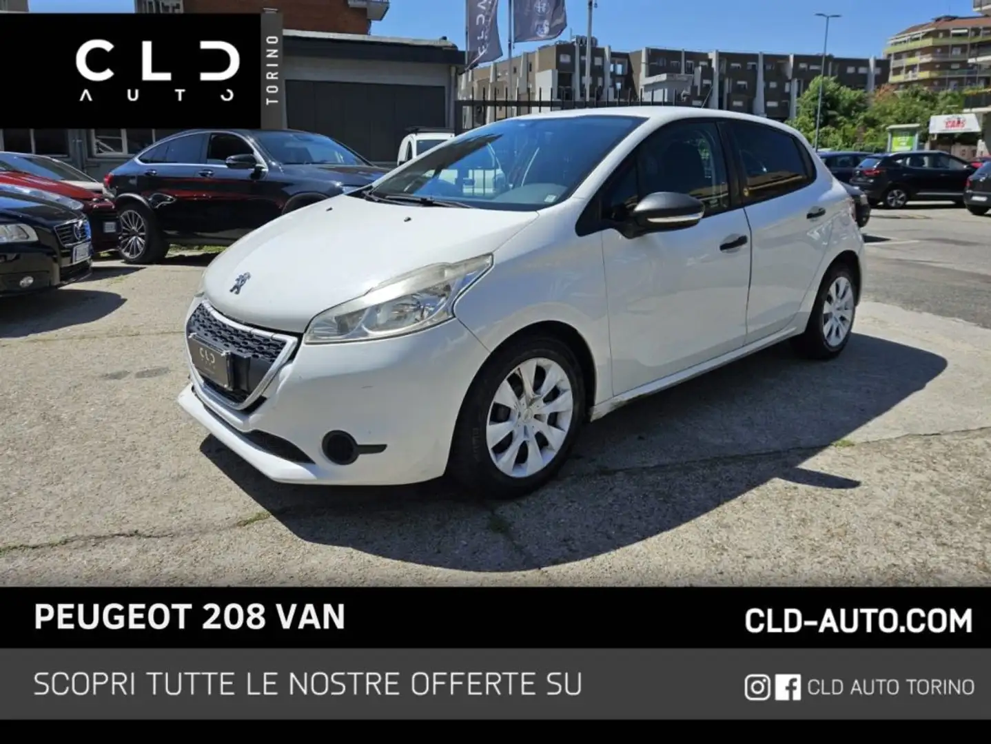 Peugeot 208 1.4 8V HDi 68CV 5p. Van Bianco - 1
