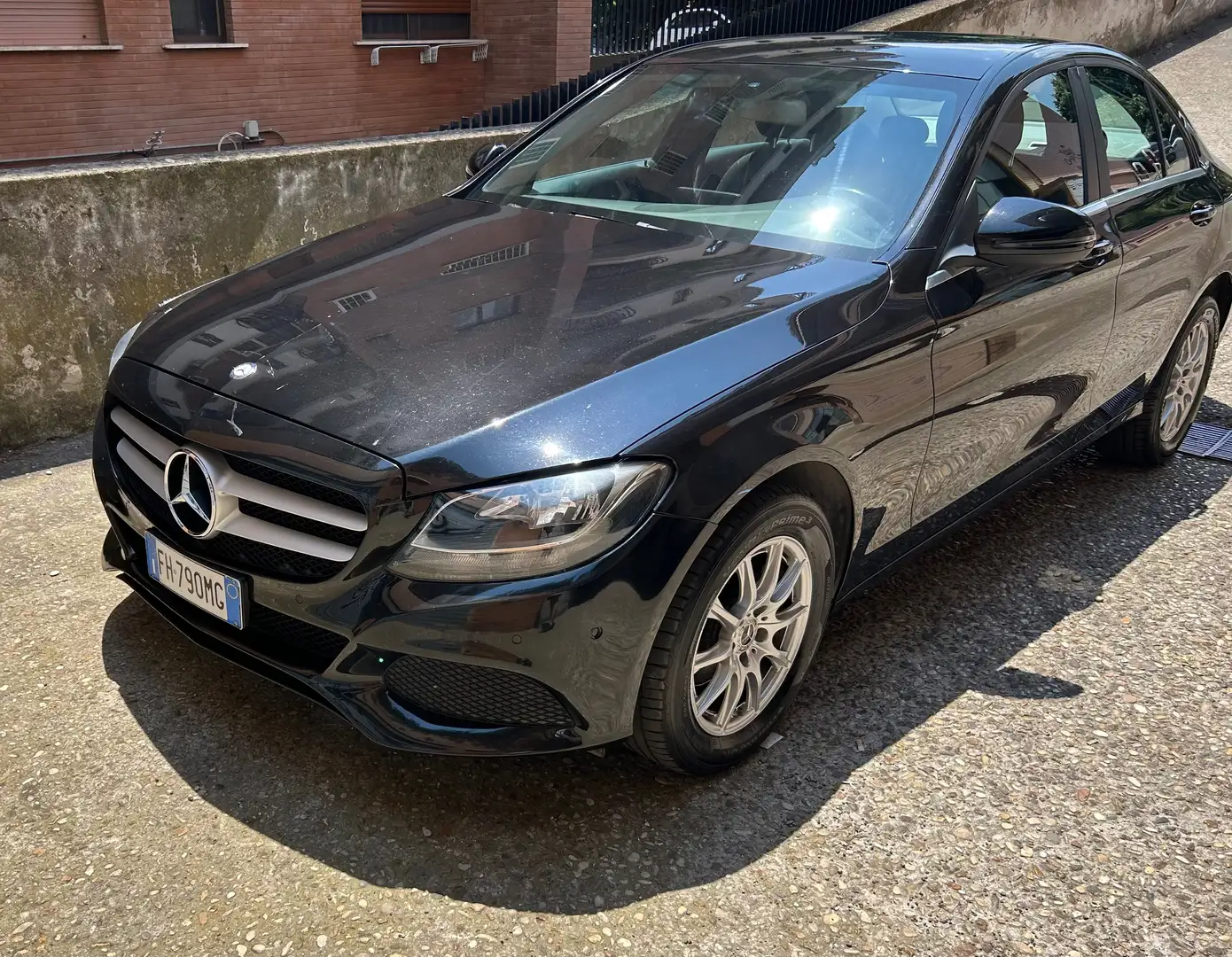 Mercedes-Benz C 180 Classe C-W205 2014 Berlina d (bt) Executive auto Nero - 2