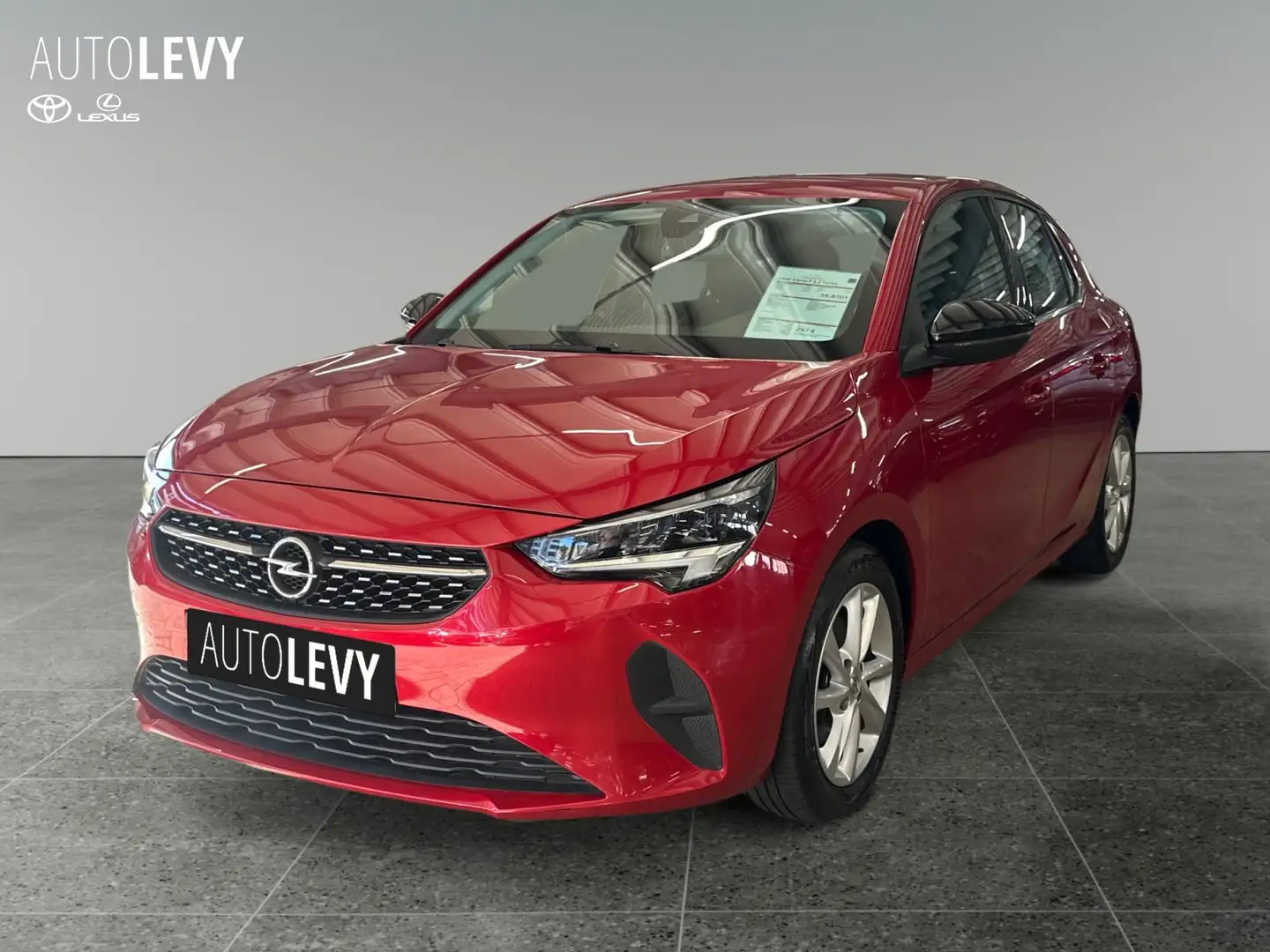 Opel Corsa F 1.2 Turbo Elegance +LED+CarPlay+Navi+ Rood - 2