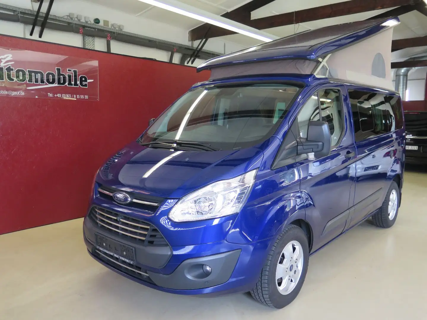 Ford Transit Custom Nugget Westfalia 2.0 TDCI+1Ha+AHK Blau - 1