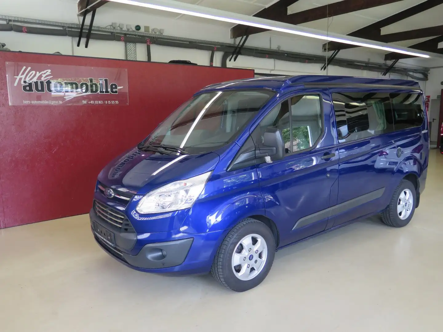 Ford Transit Custom Nugget Westfalia 2.0 TDCI+1Ha+AHK Blau - 2
