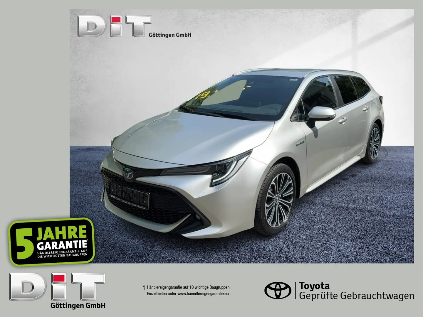 Toyota Corolla Touring Sports 1.8 Club ACC+LED+SHZ+Kam. Argent - 1