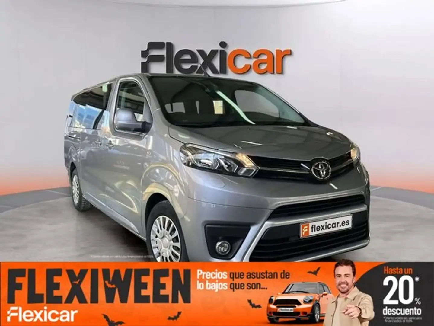 Toyota Proace 1.5D 120CV VX SHUTTLE 2PL 2PT L2 Gris - 1