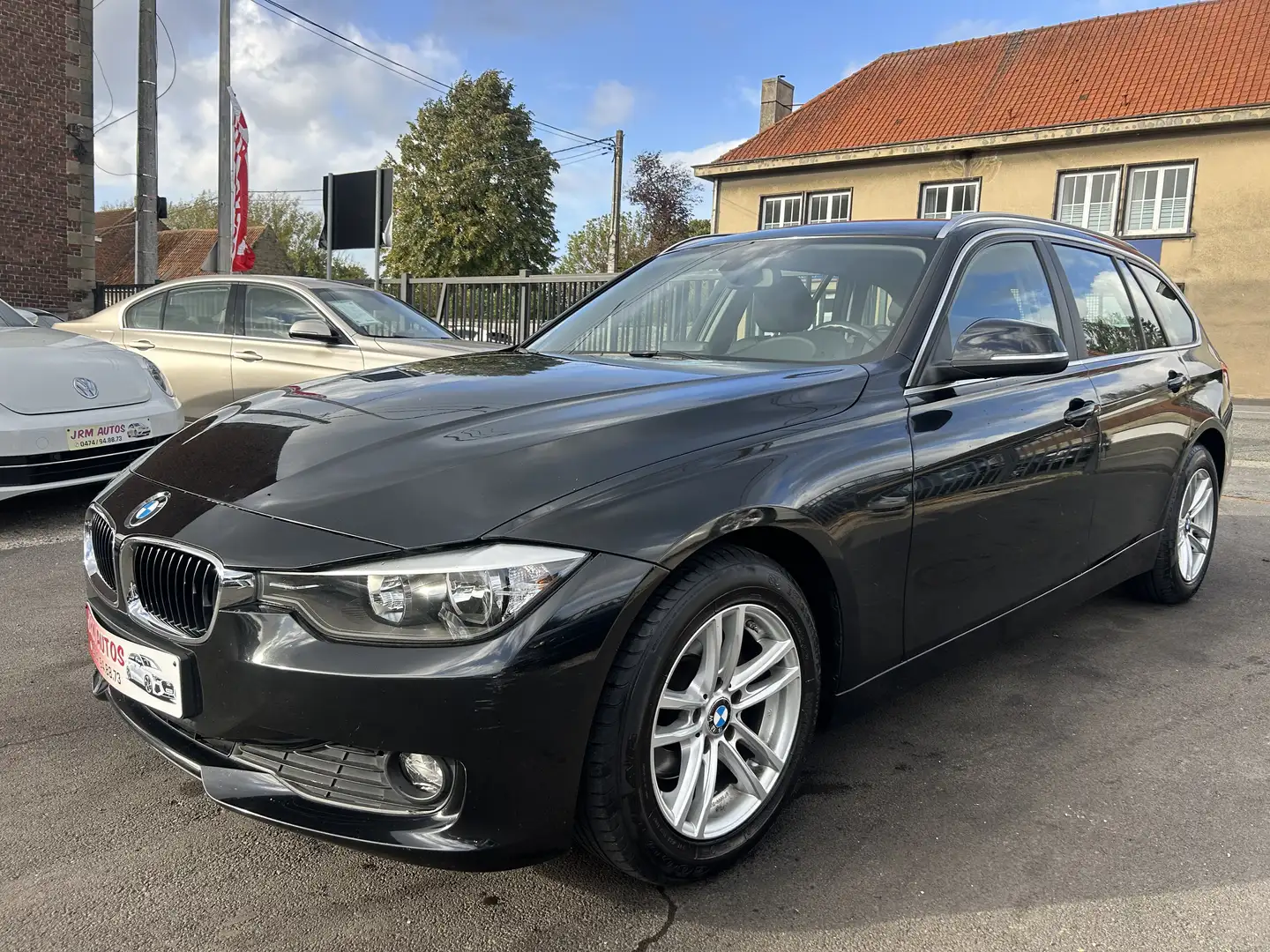 BMW 318 dA Touring 1er proprio avec carnet d'entretien Zwart - 1