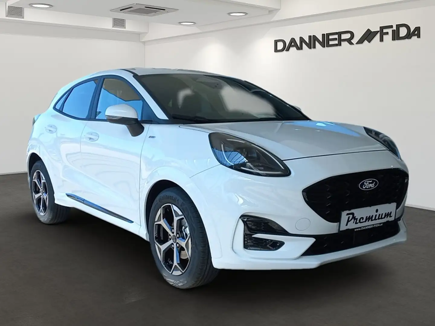 Ford Puma ST-LINE 125 PS EcoBoost/Benzin Mild-Hybrid (PRE... Weiß - 2