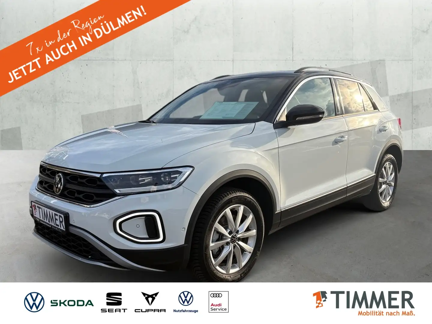 Volkswagen T-Roc 2.0 TDI DSG GOAL *AHK *RKAM *ACC *LED * Weiß - 1