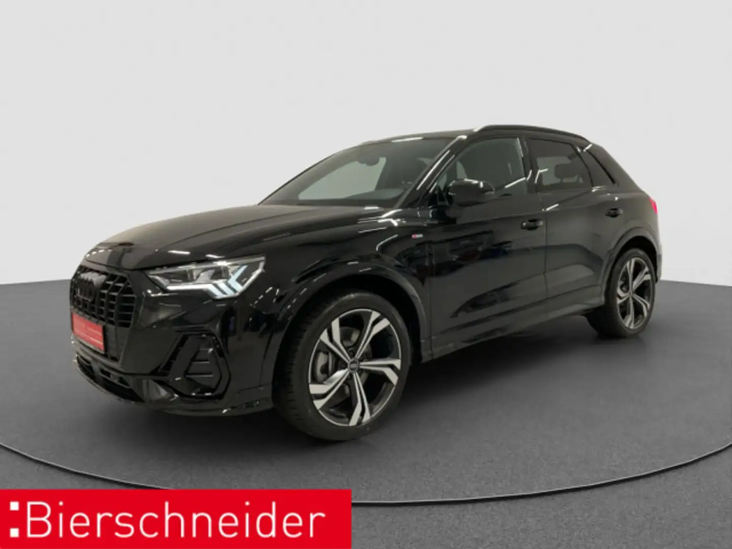 Audi Q3 40 TFSI qu 2x S-Line 20 AHK MATIX PANO 5J-GAR Noir - 1