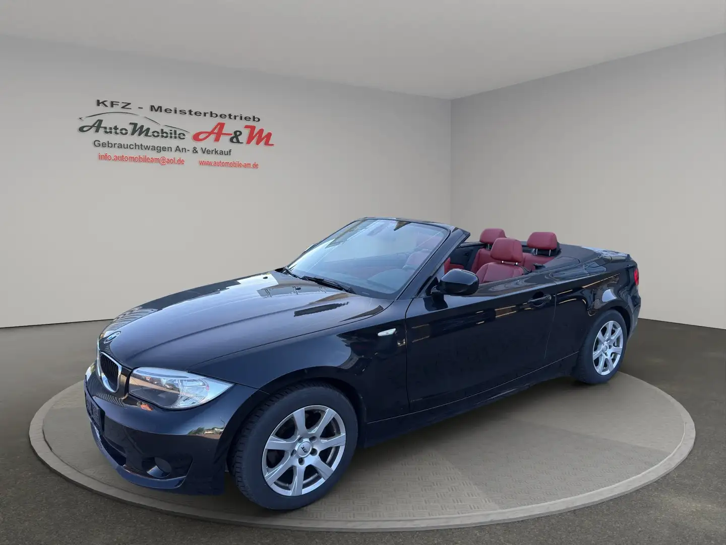 BMW 118 118d Cabrio Schwarz - 1