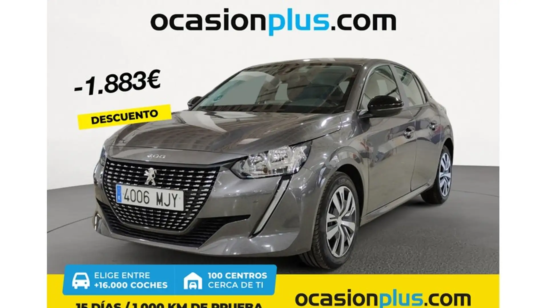 Peugeot 208 1.2 Puretech S&S Active Pack 100 Grigio - 1