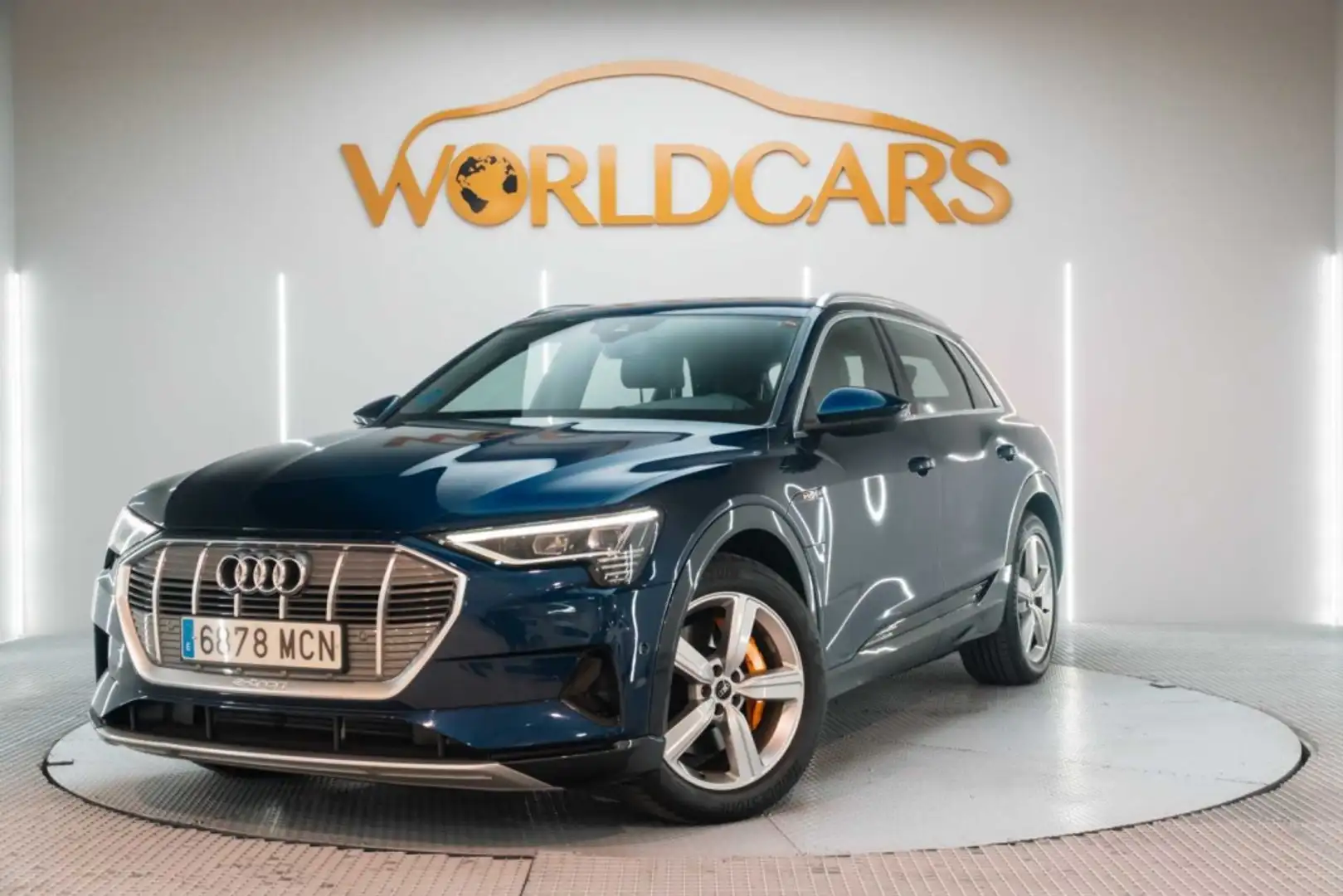 Audi e-tron 55 quattro Advanced Bleu - 1