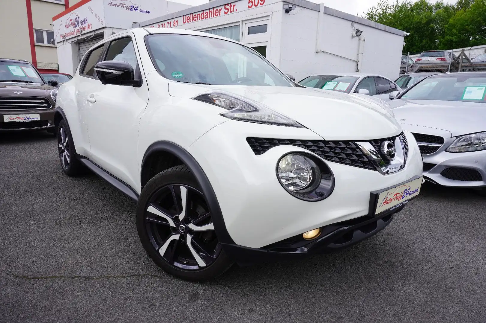Nissan Juke Tekna 1.5dci*Bi-Xenon*Spurass.*Totwink.*360 Blanc - 1