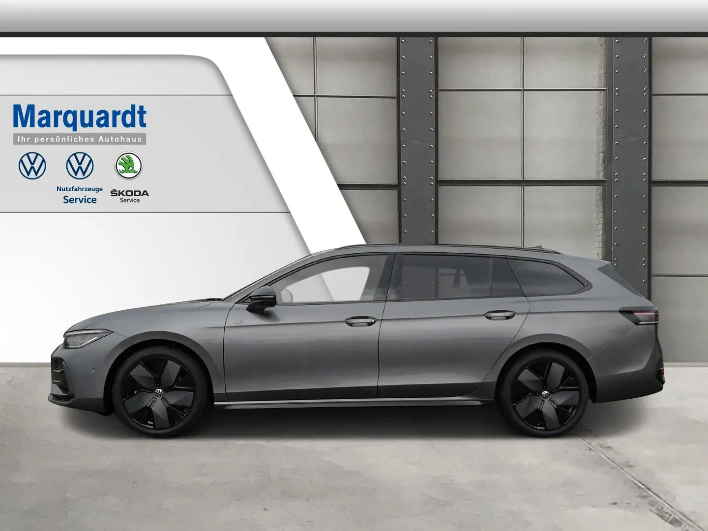 Volkswagen Passat Variant 2.0 TDI 4M R-Line Pano AHK HeadUp Gris - 2