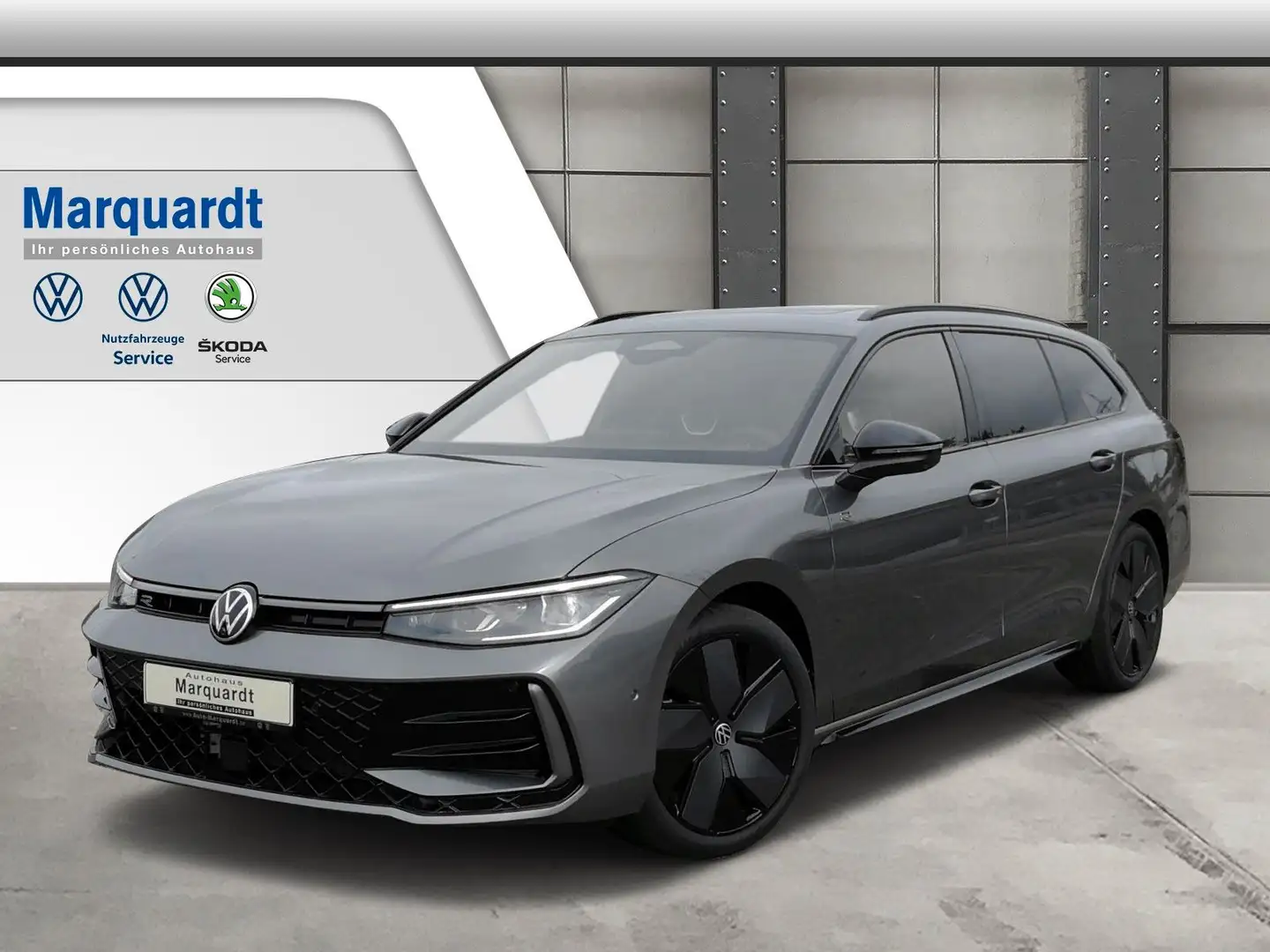 Volkswagen Passat Variant 2.0 TDI 4M R-Line Pano AHK HeadUp Gris - 1