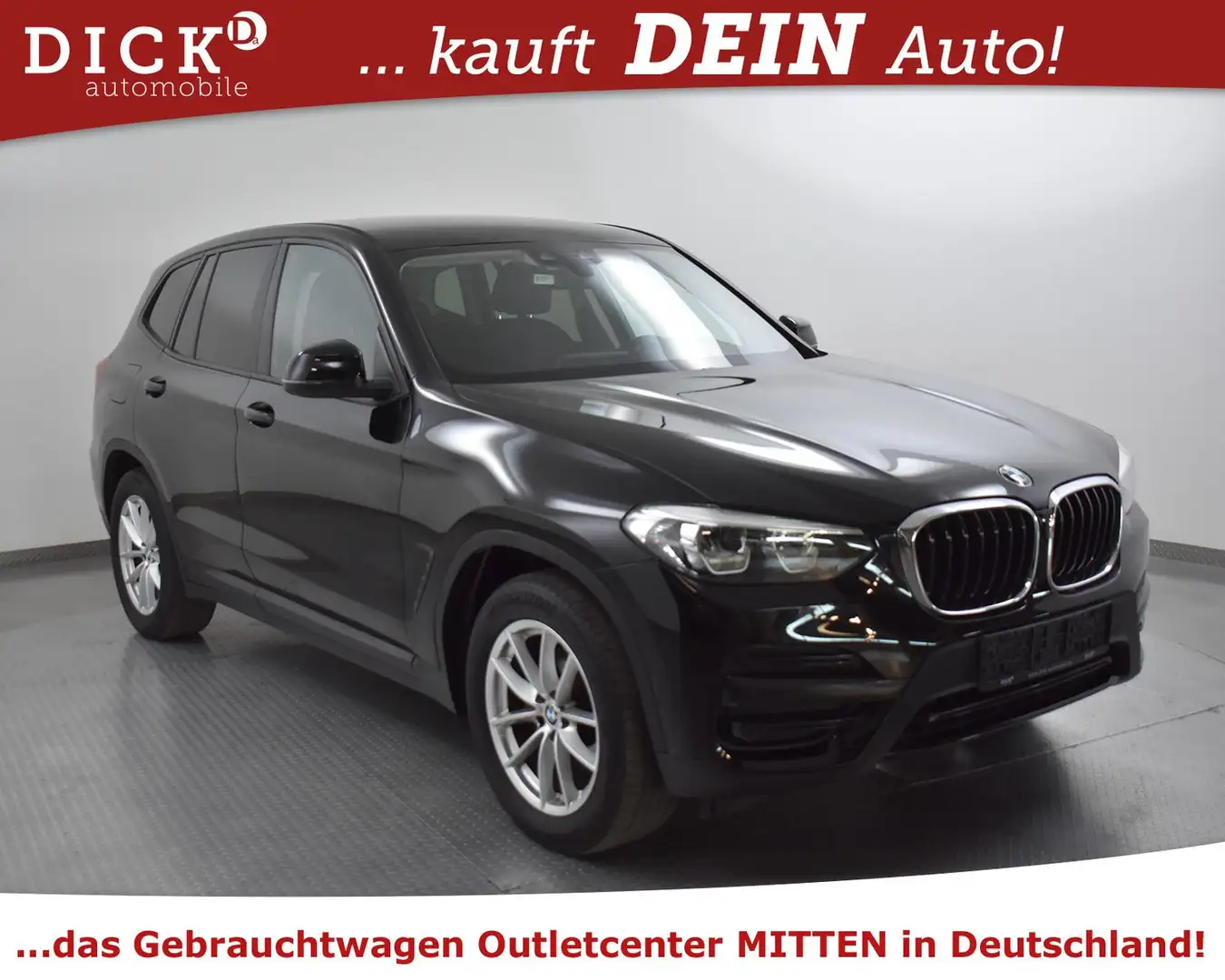 BMW X3 xDr 20d Aut. NAVI+LED+AHK+HEADUP+SITHZ+TEMP+M Black - 1