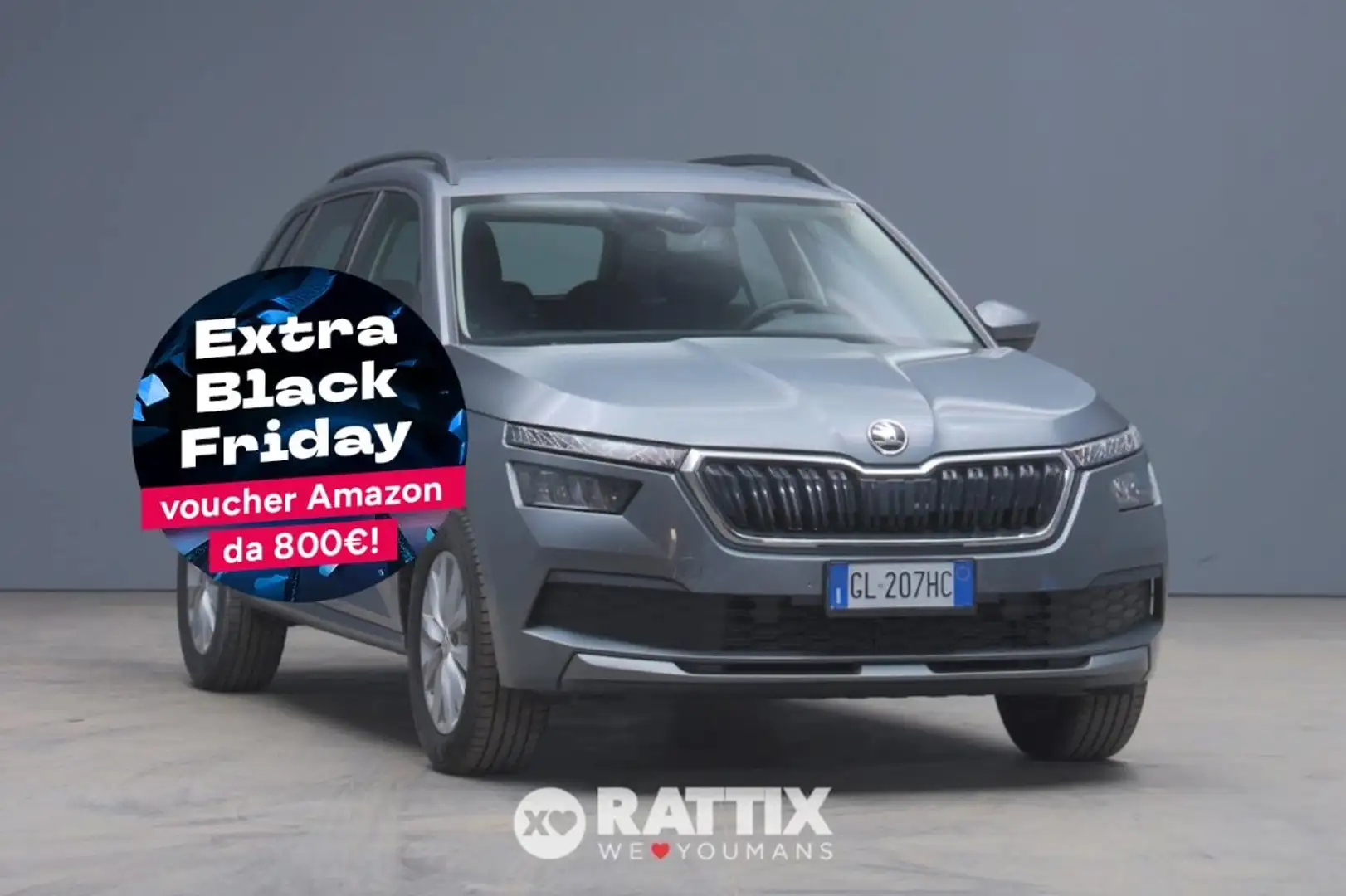 Skoda Kamiq 1.0 TSI 110CV Ambition Grijs - 1