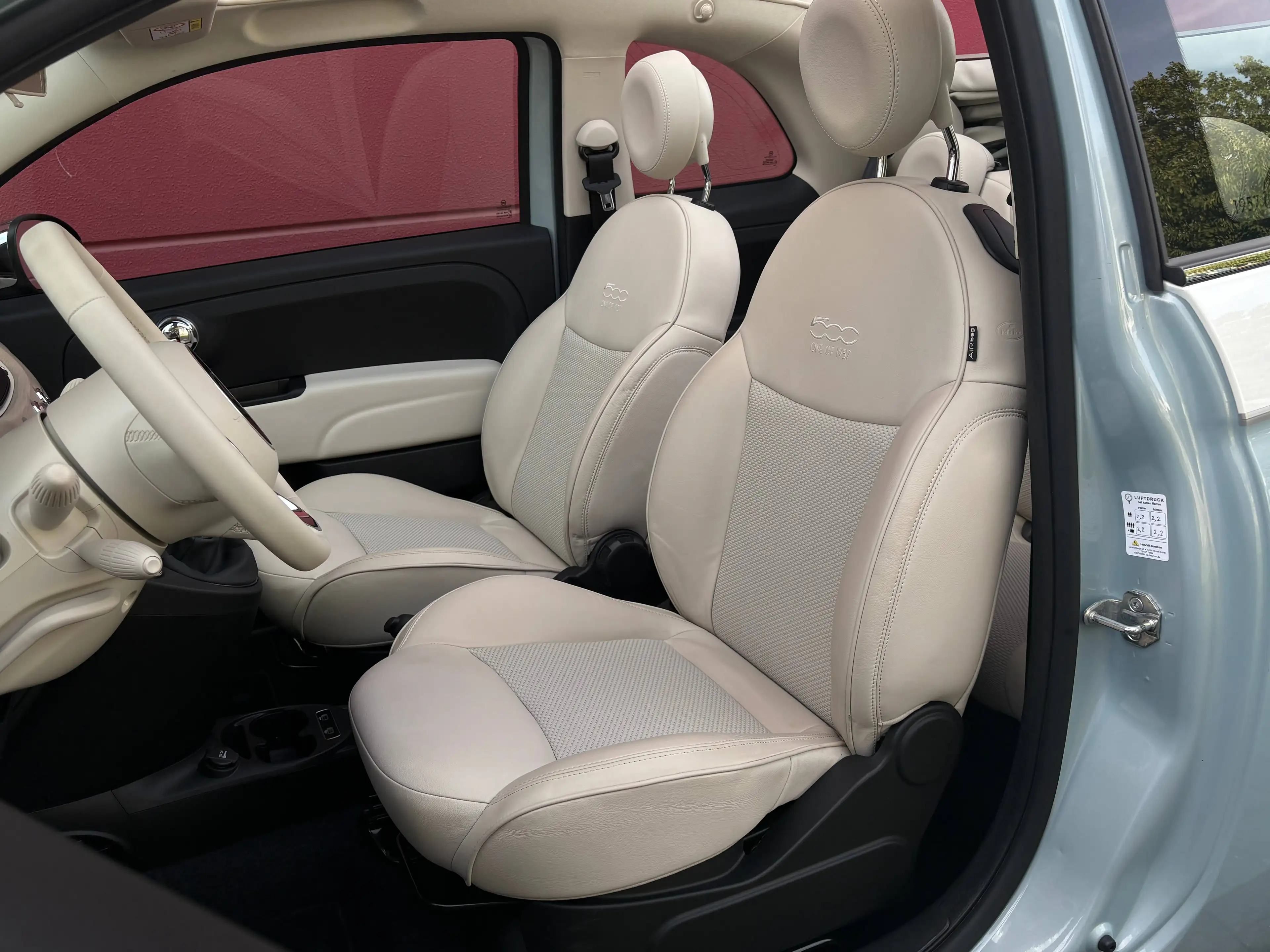 Fiat 500C CABRIO HYBRID SONDERMODELL COLLEZIONE 1957 ALU16" GARANTIE TOP — photo 13