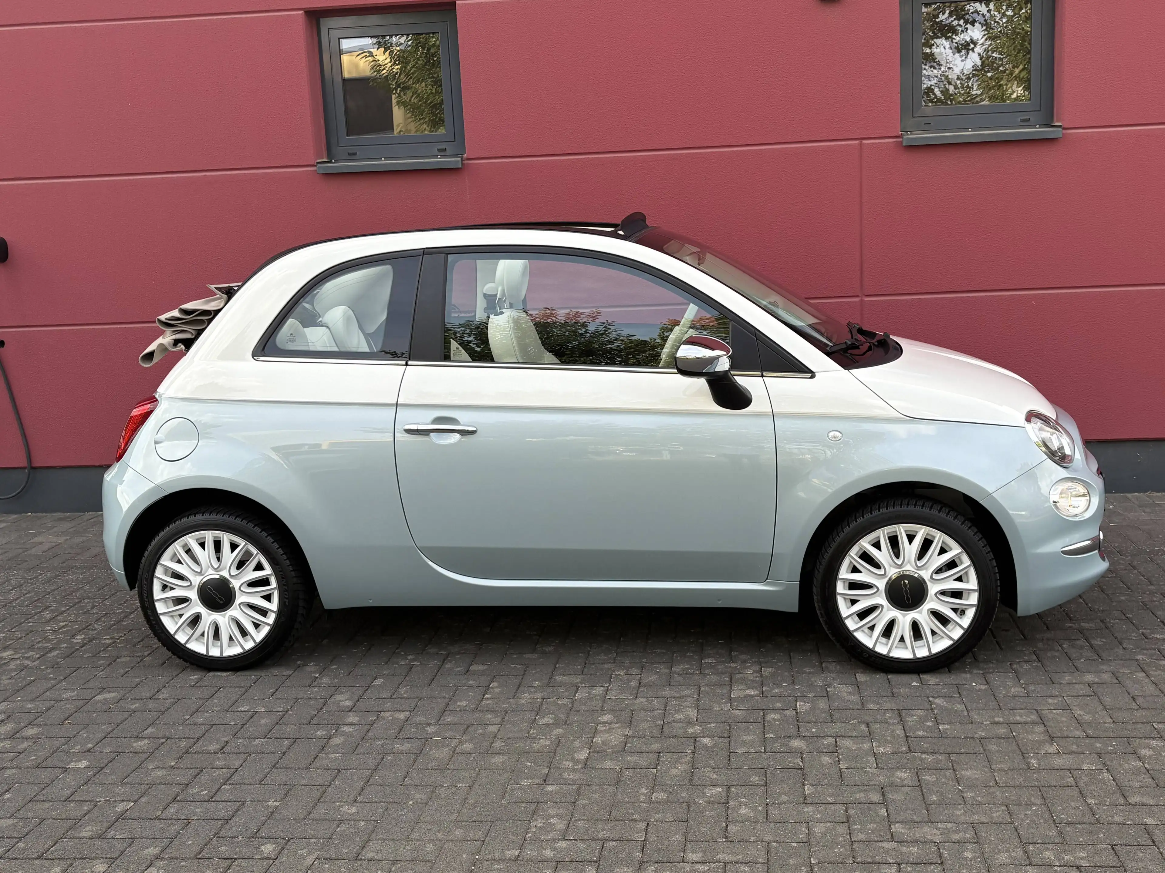 Fiat 500C CABRIO HYBRID SONDERMODELL COLLEZIONE 1957 ALU16" GARANTIE TOP — photo 9