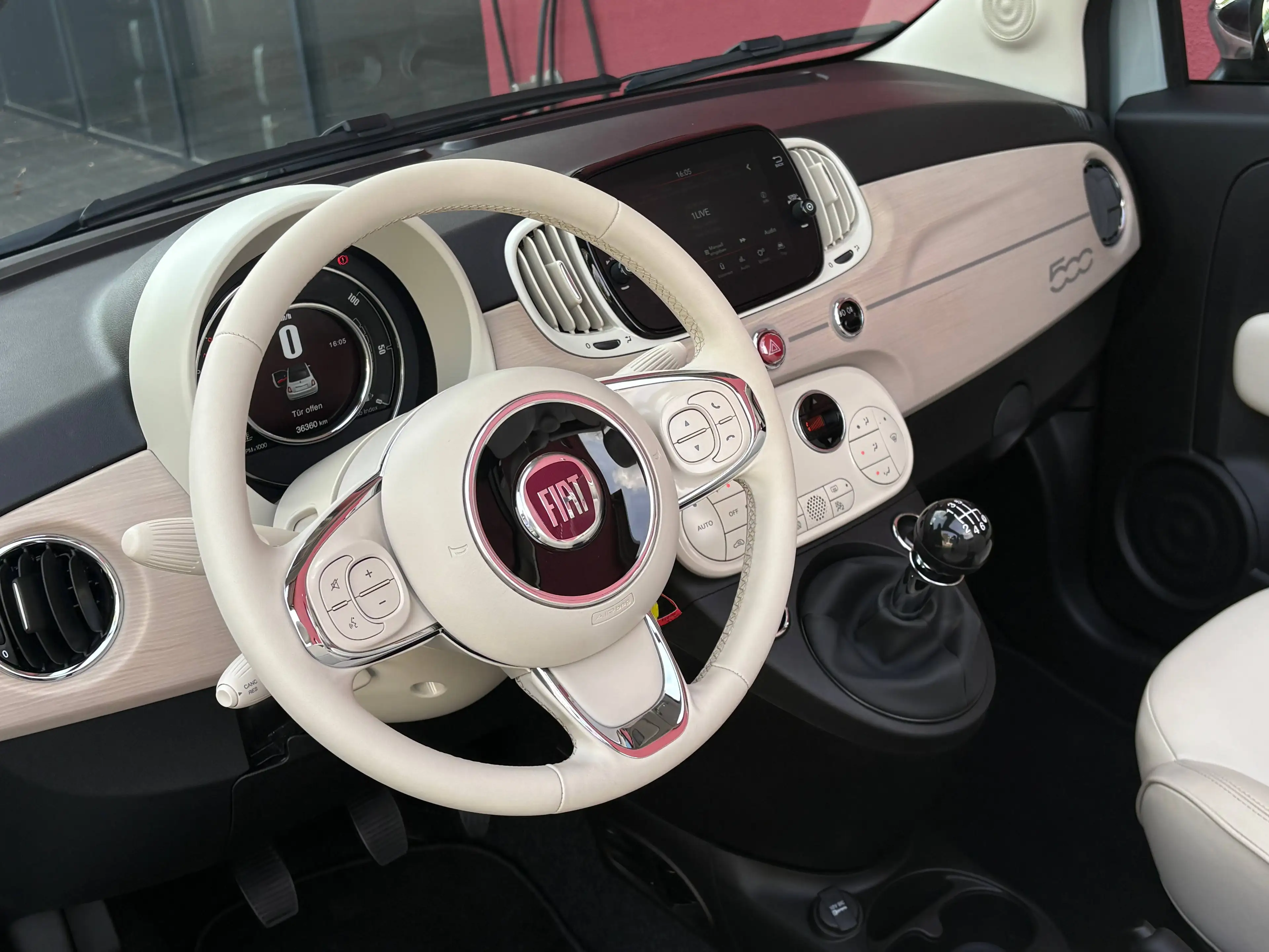 Fiat 500C CABRIO HYBRID SONDERMODELL COLLEZIONE 1957 ALU16" GARANTIE TOP — photo 10