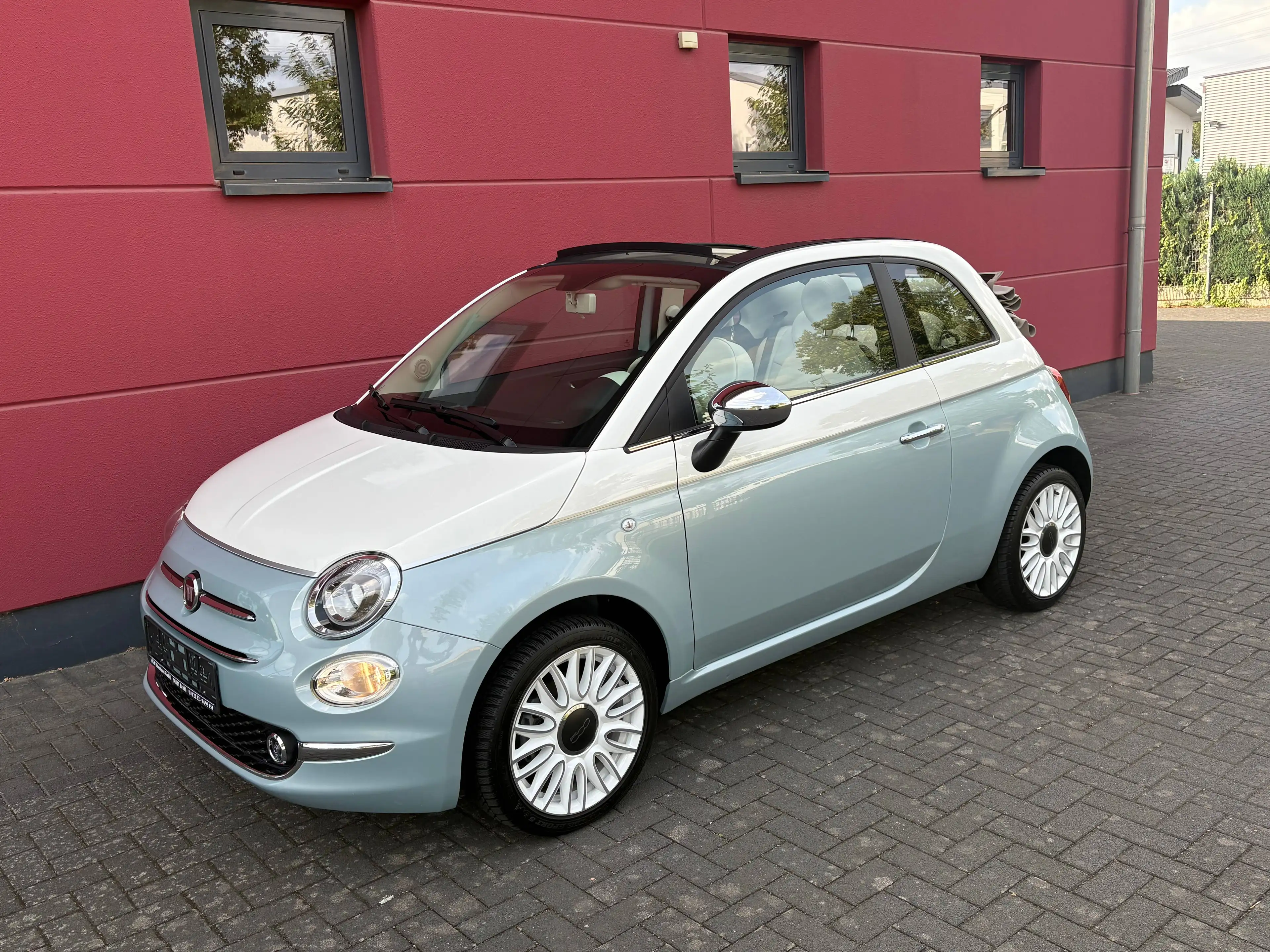 Fiat 500C CABRIO HYBRID SONDERMODELL COLLEZIONE 1957 ALU16" GARANTIE TOP