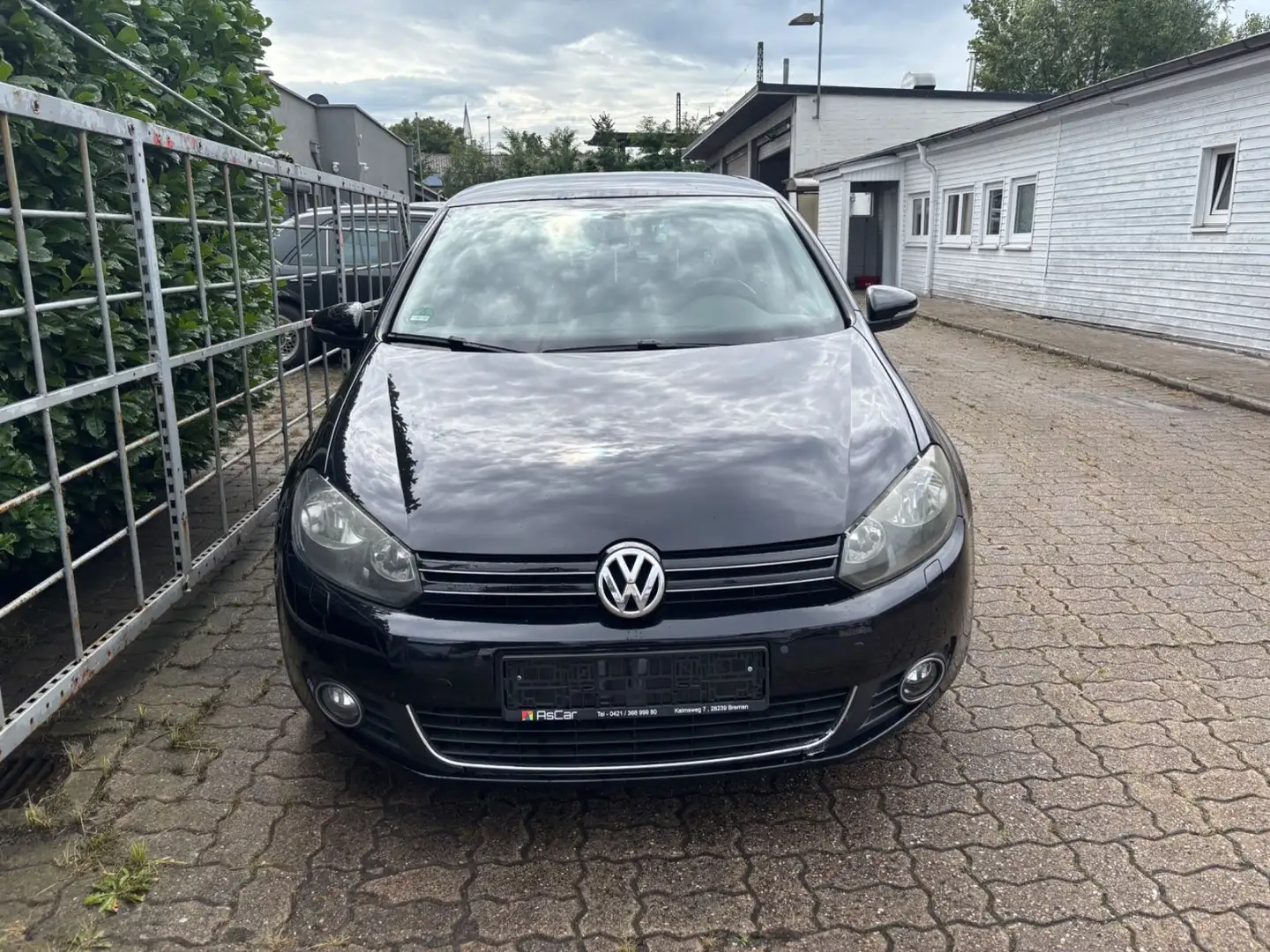 Volkswagen Golf VI Style TEMPOMAT KLIMA SHZ MFL Noir - 2