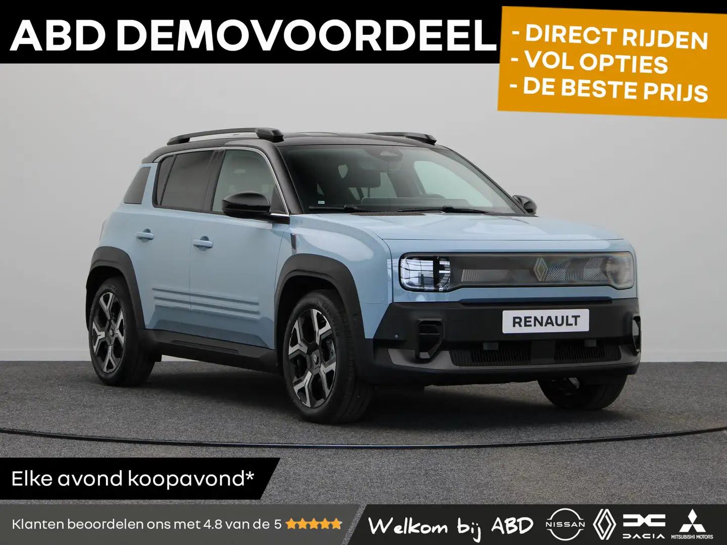 Renault R 4 comfort range techno 52 kWh | Active driver assist Blauw - 1