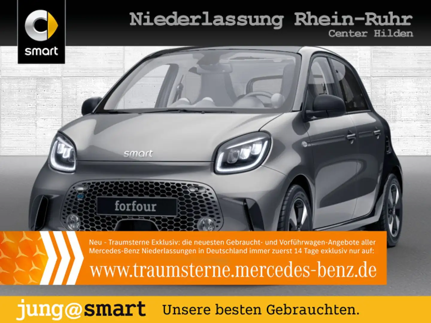 smart forFour EQ 60kWed passion Pano PDC+Kamera Ambiente Grau - 1