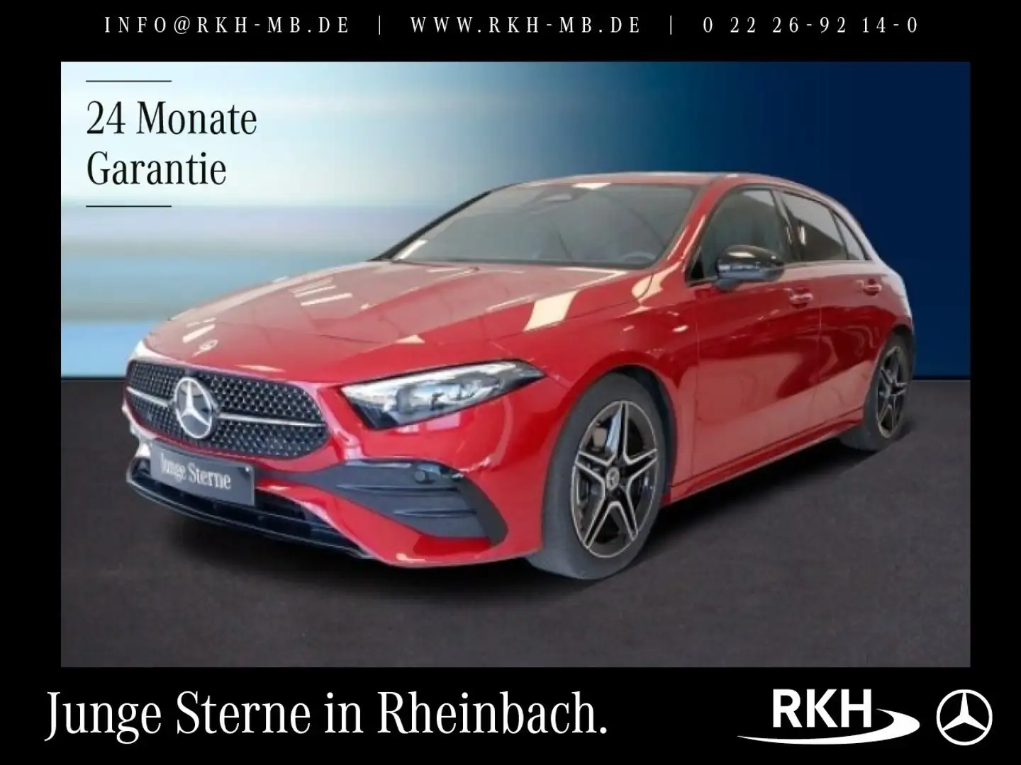 Mercedes-Benz A 200 A 200 AMG Line Night/360°/Totw/Multibeam/Burmest Rot - 1