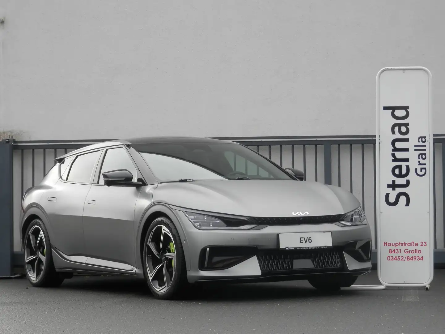 Kia EV6 AWD 77,4kWh GT-Upgrade Aut. Grau - 2