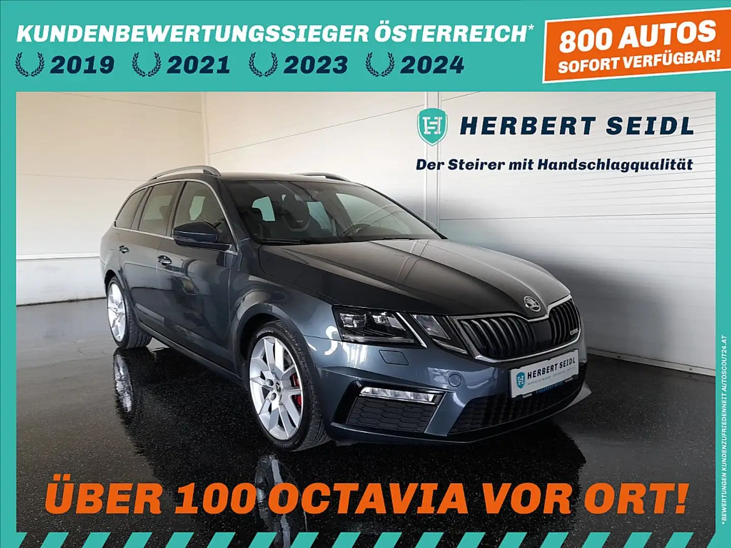 Skoda Octavia Combi RS 2,0 TDI DSG *LED / NAVI / DRIVING MODE... Grau - 1