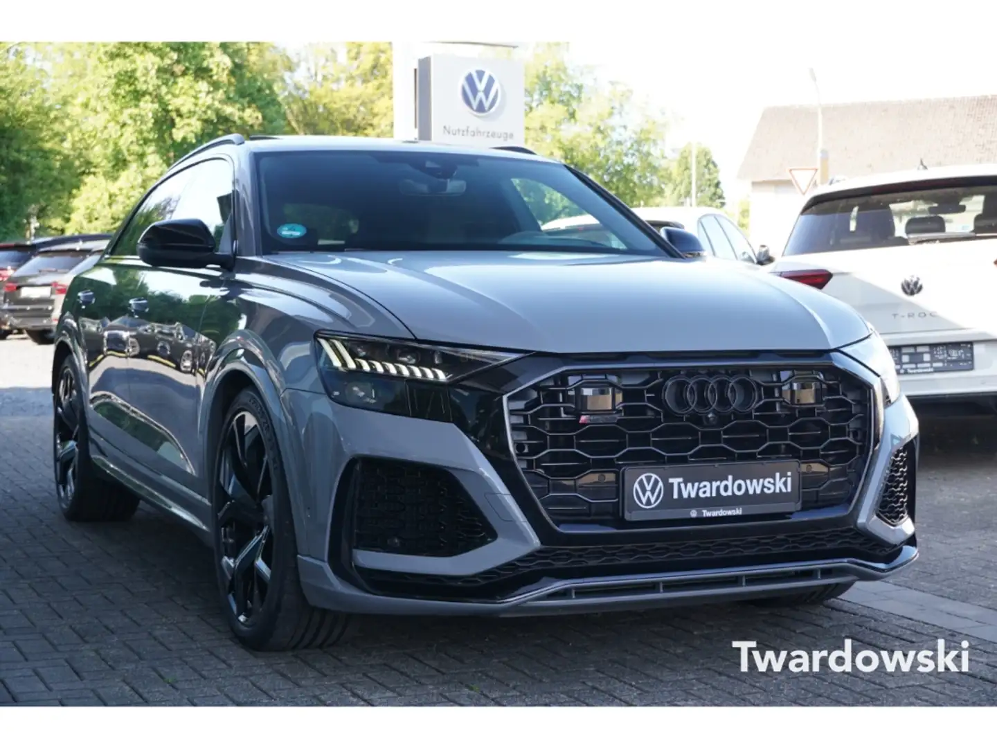 Audi RS Q8 Dynamik+ Matrik PANO HUD Memo B&O ACC Gris - 1