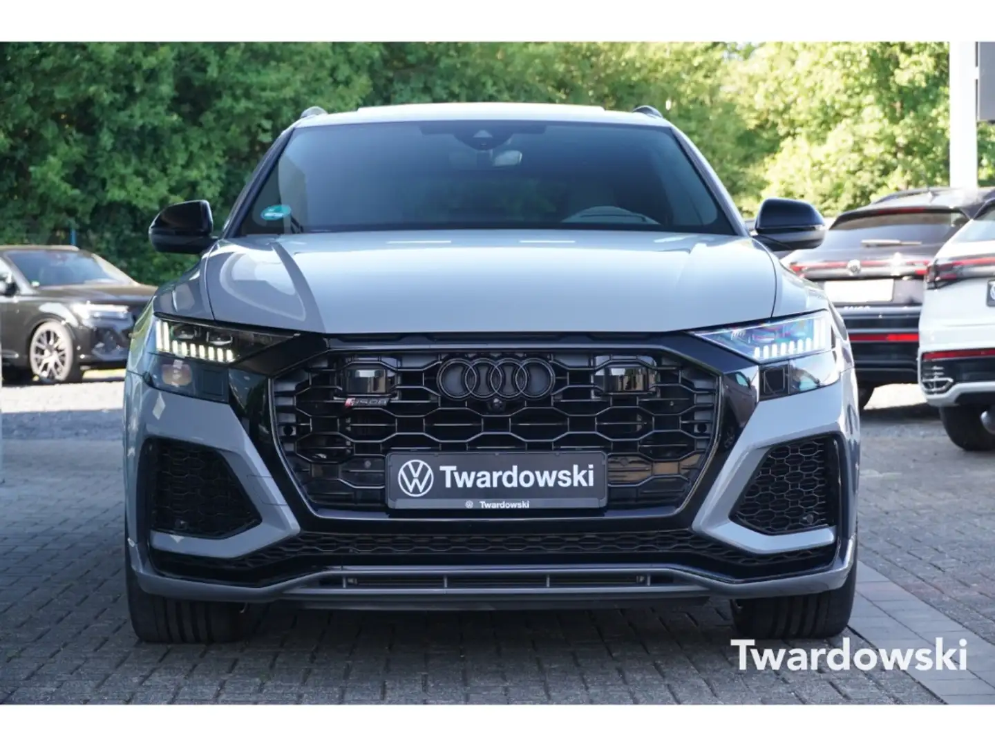Audi RS Q8 Dynamik+ Matrik PANO HUD Memo B&O ACC Gris - 2