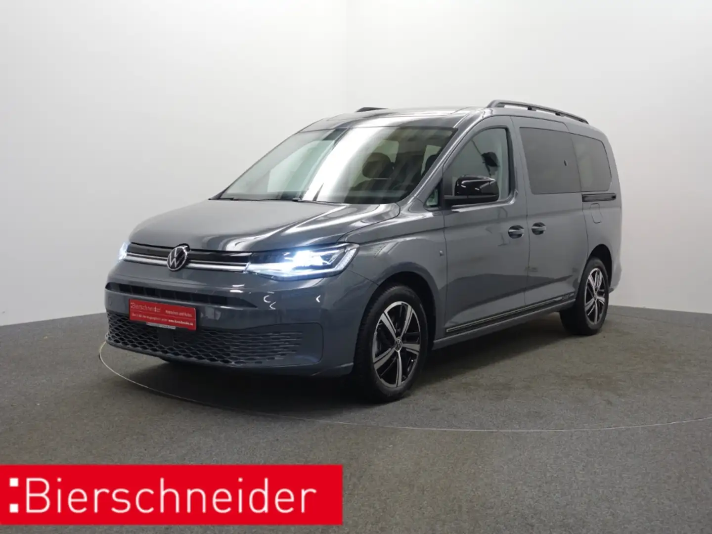 Volkswagen Caddy Life 2.0 TDI Dark Label 7-SITZER AHK ACC Grau - 1
