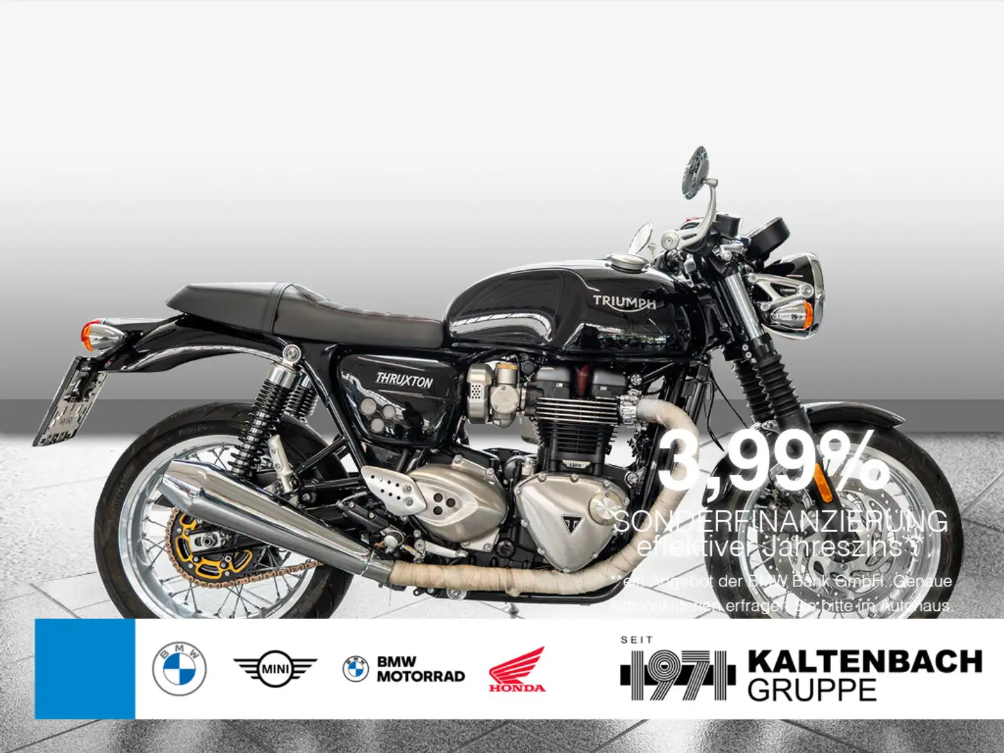 Triumph Thruxton 1200 Fekete - 1