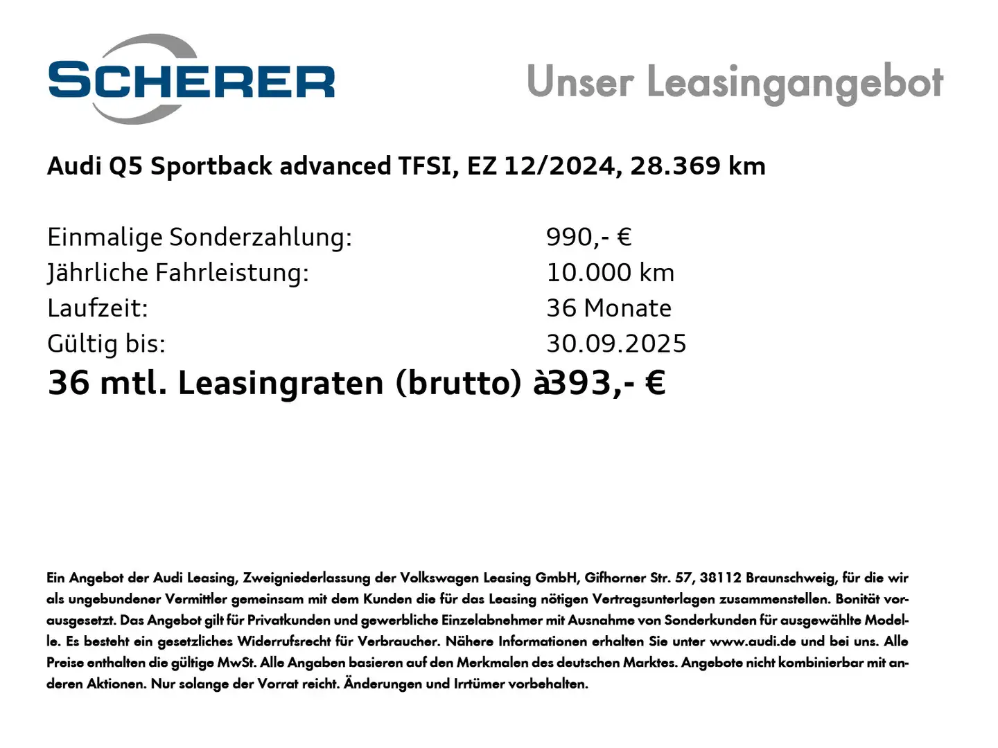 Audi Q5 advanced 45 TFSI qu. S tronic Mtrx. Blau - 2