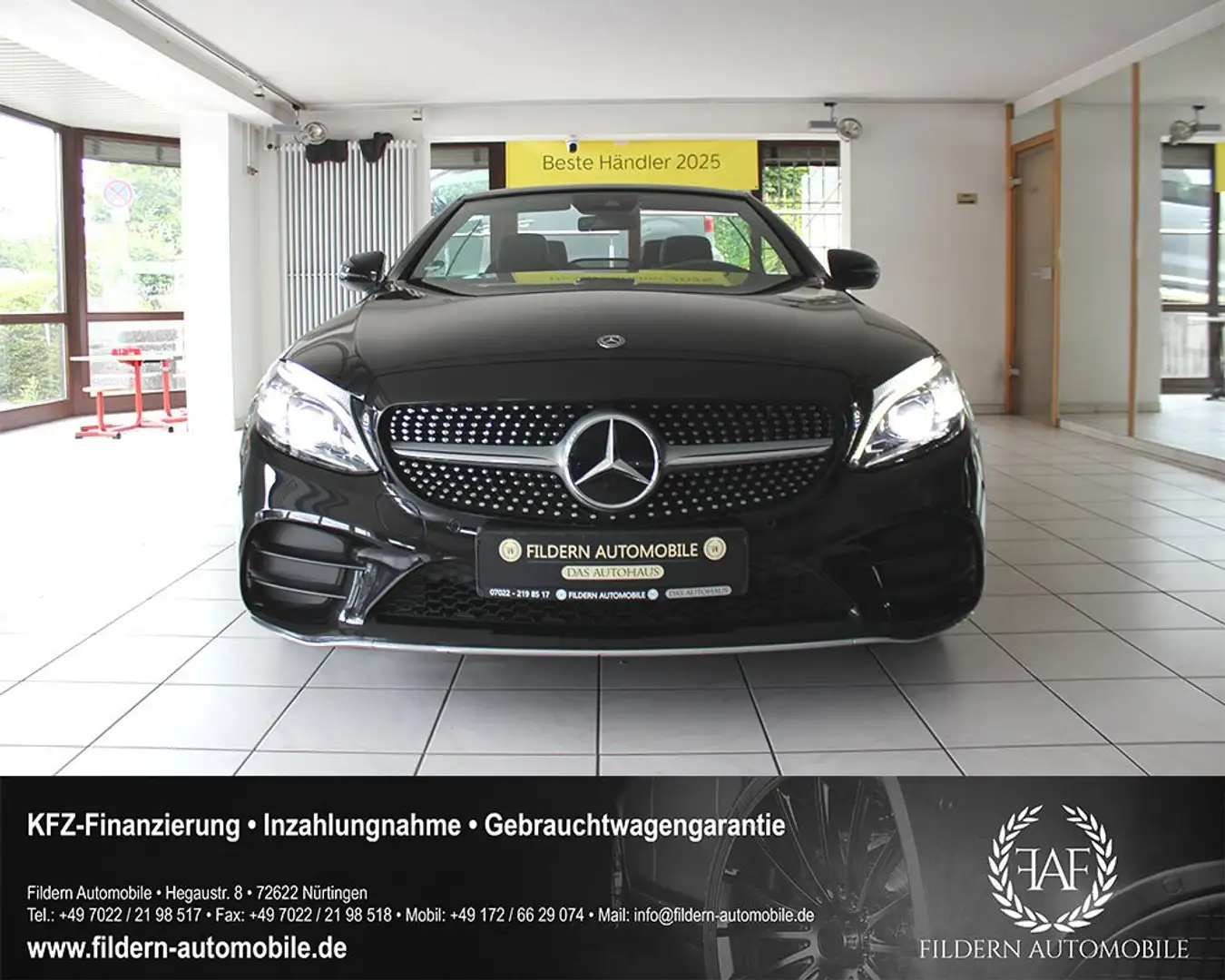 Mercedes-Benz C 200 Cabrio 9G-Tronic AMG Line*MULTIBEAM*KAMERA*ALCANTA Noir - 2