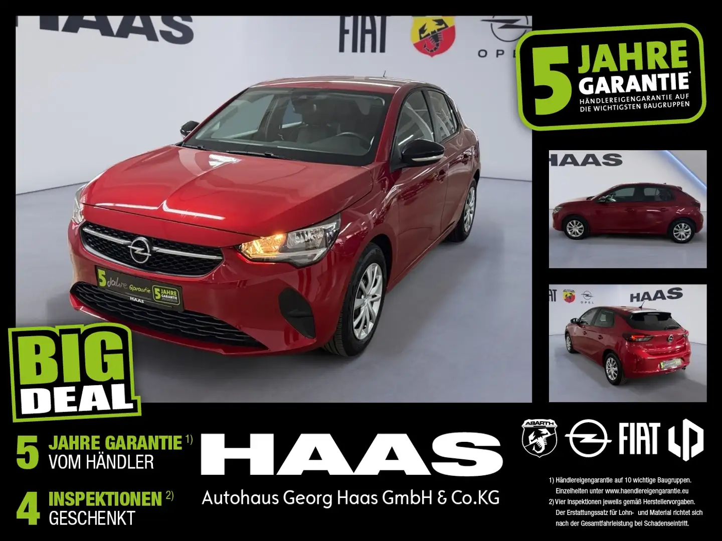 Opel Corsa F 1.2 Edition Carplay,Sitz,-&Lenkradheizung Rot - 1