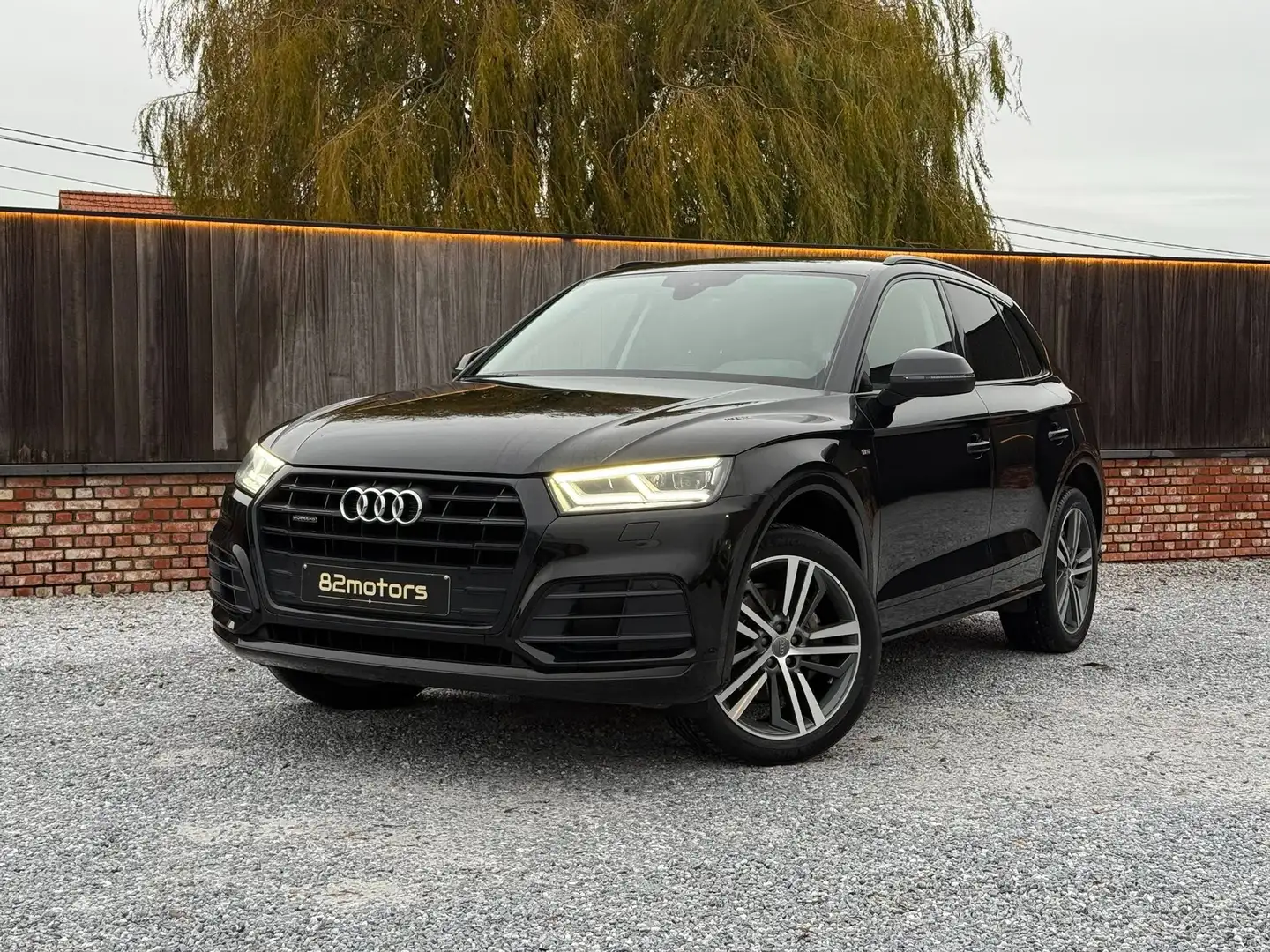 Audi Q5 35tdi quattro/sline/leder/led/trekhaak/btw Zwart - 1